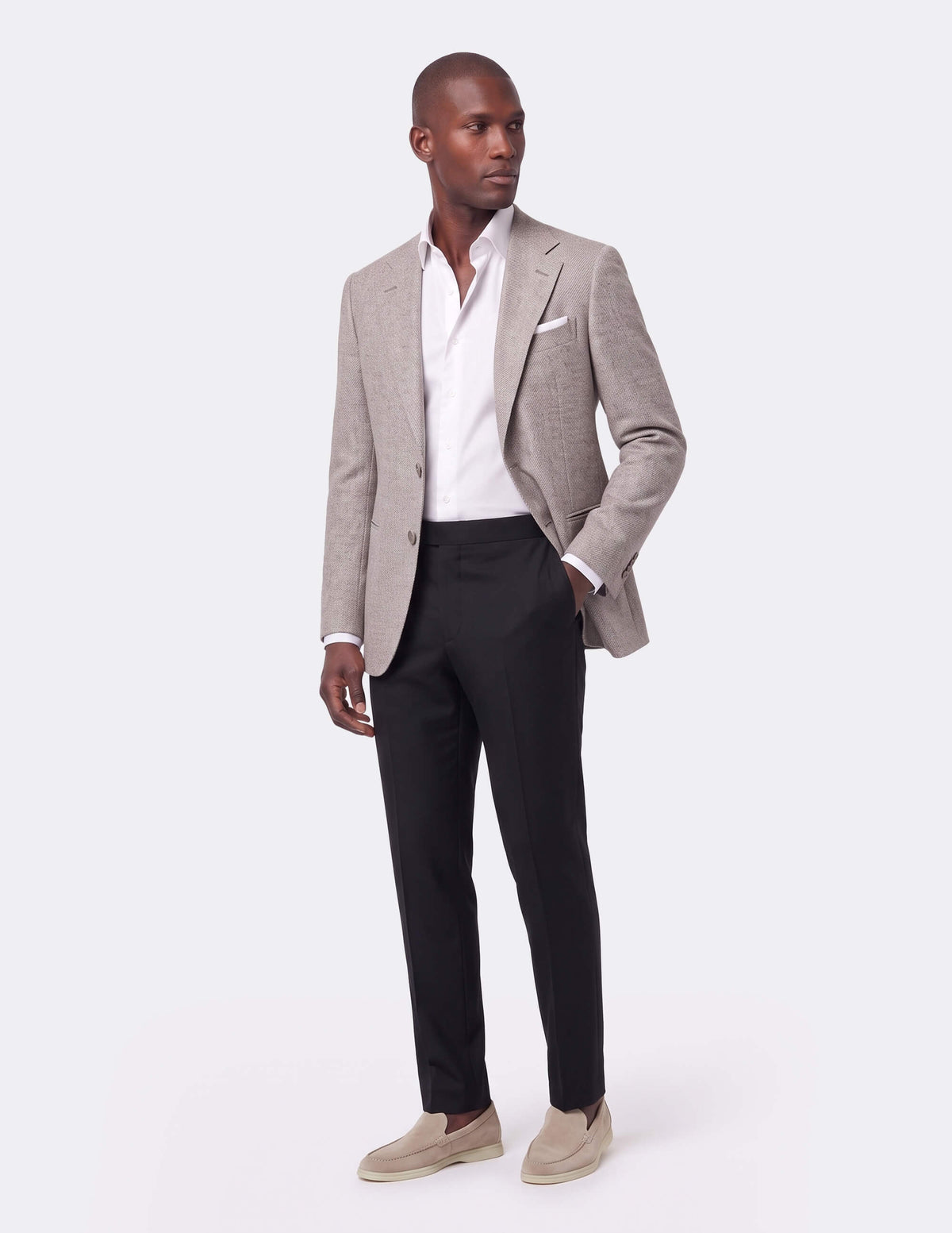 The Avelto Stone Single-Breasted Jacket