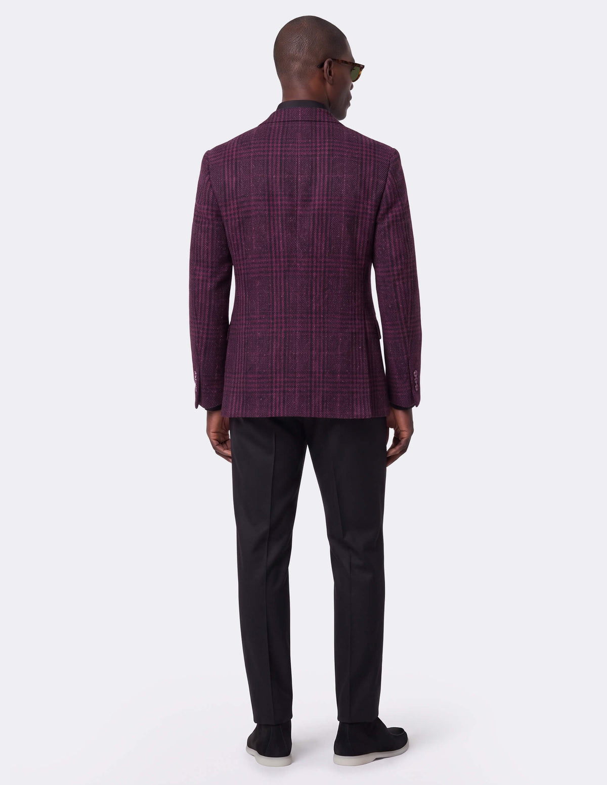 The Rosvento Burgundy Single-Breasted Jacket