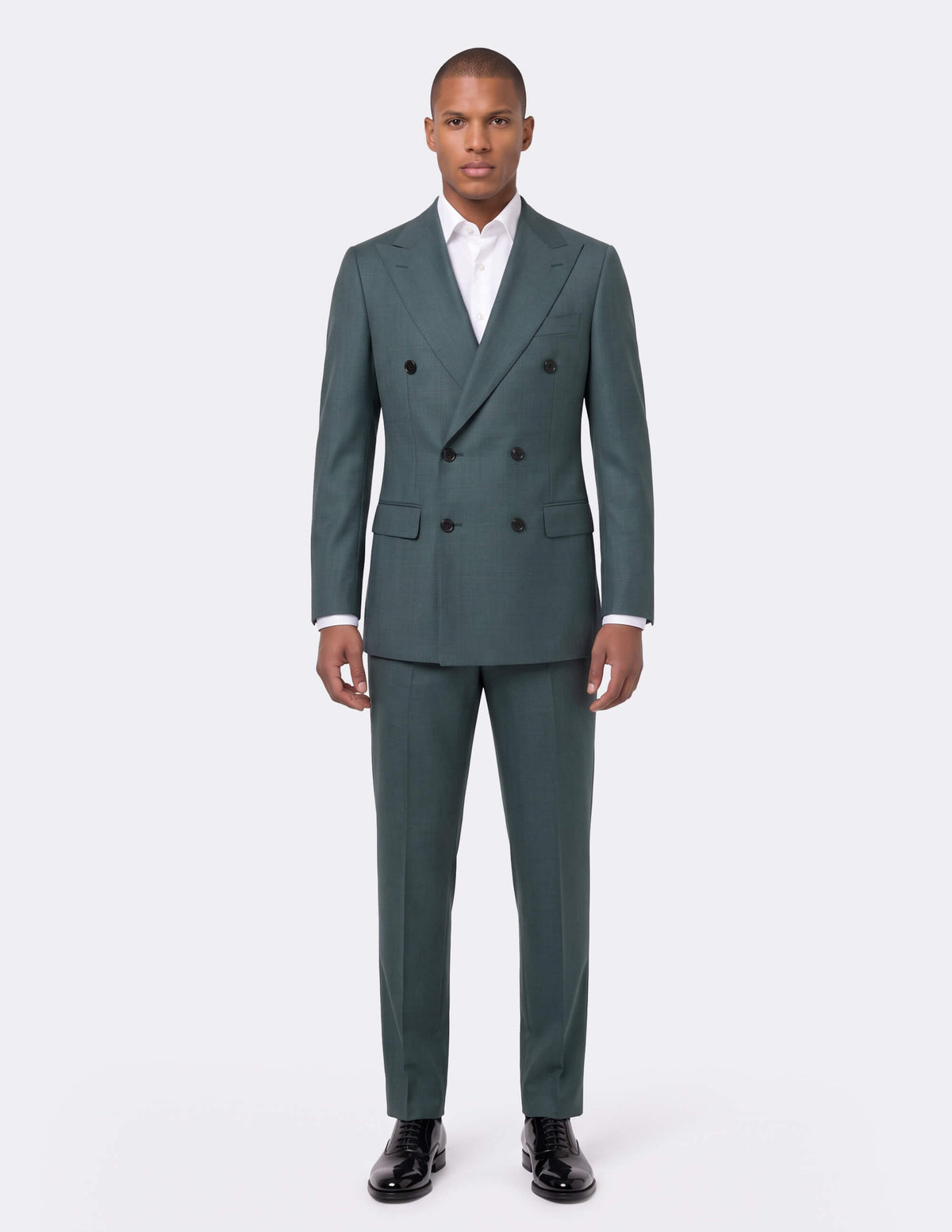 The Adriano Teal Suit
