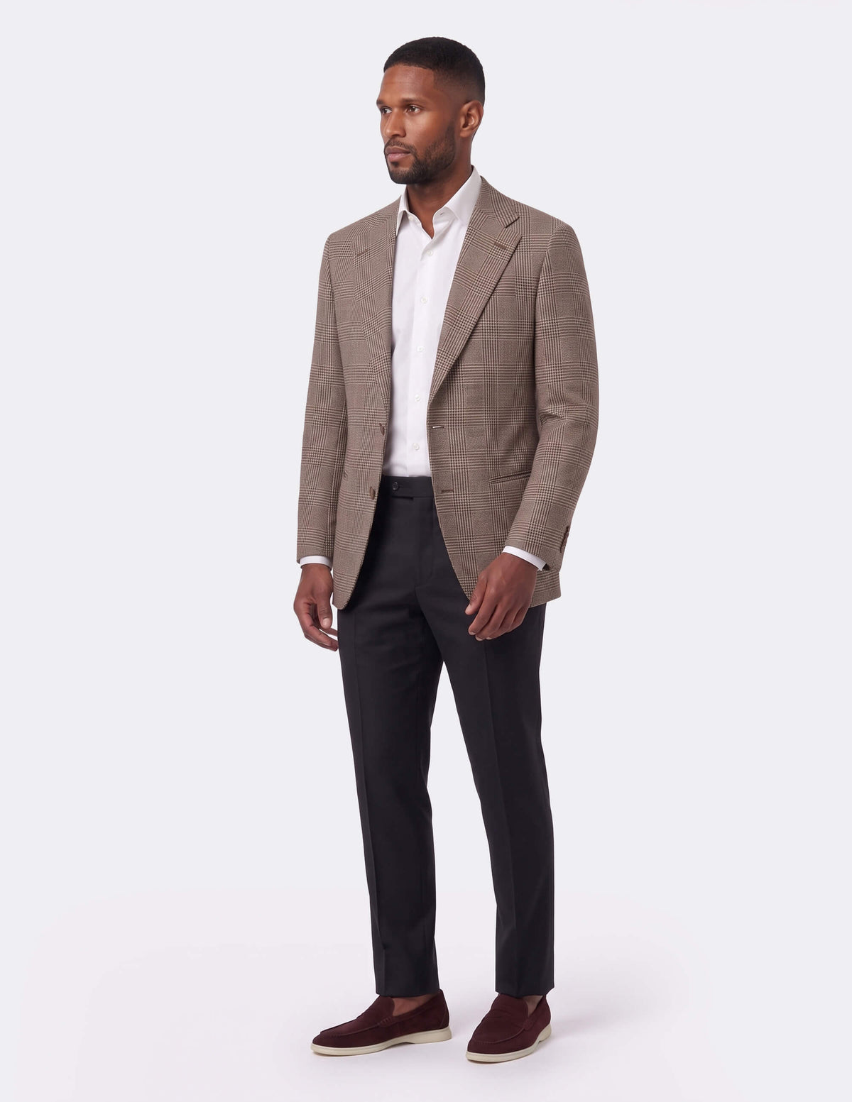 The Nocciola Glen Single-Breasted Jacket