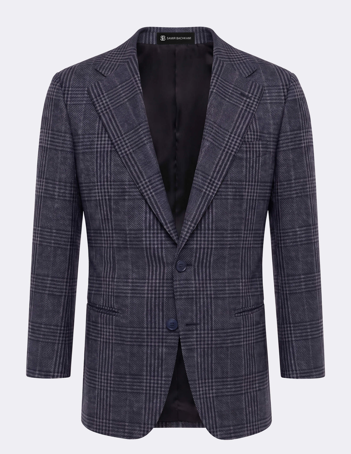 The Orsano Navy Single-Breasted Jacket