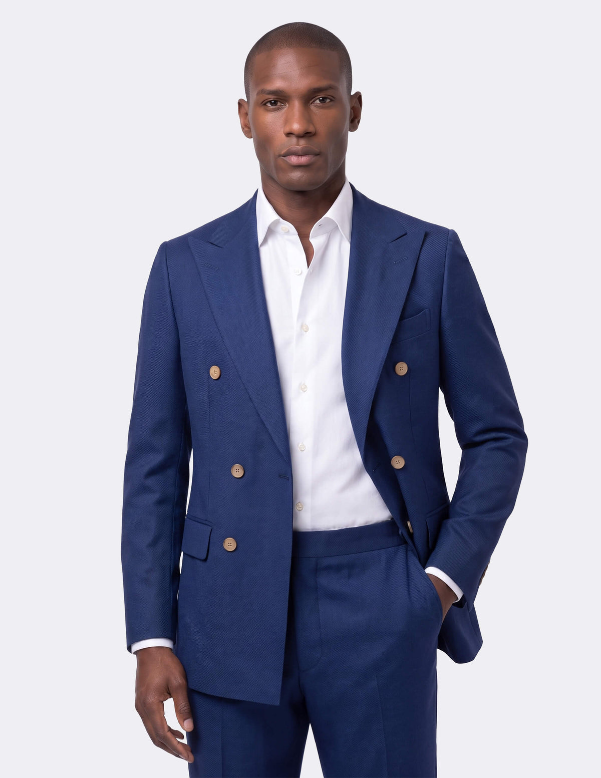 Florence Royal Blue Double-Breasted Suit