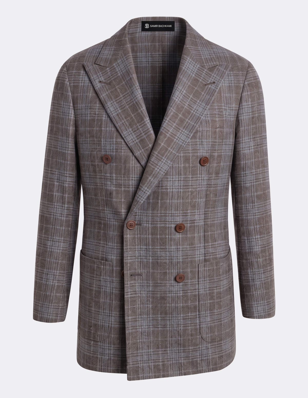 The Bruma Cobalto Double-Breasted Jacket
