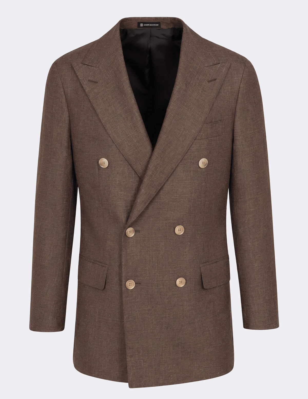 Siena Brown Double-Breasted Suit