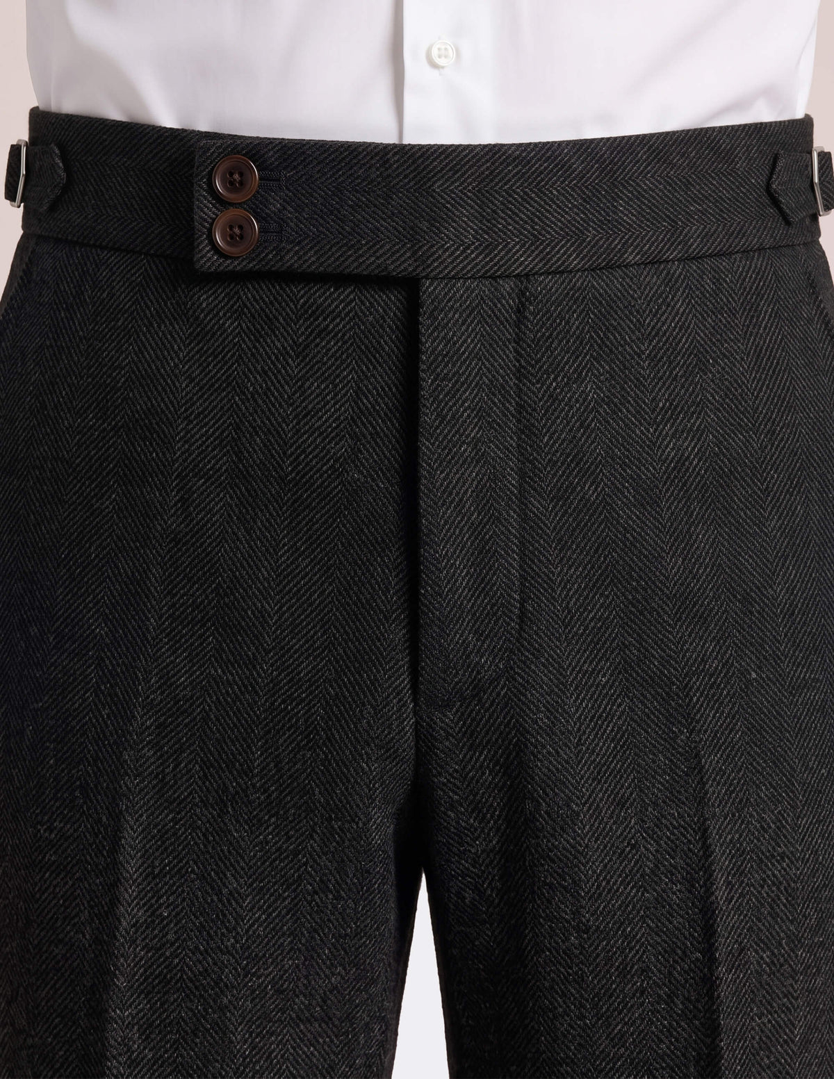The Novara Herringbone DB Trousers