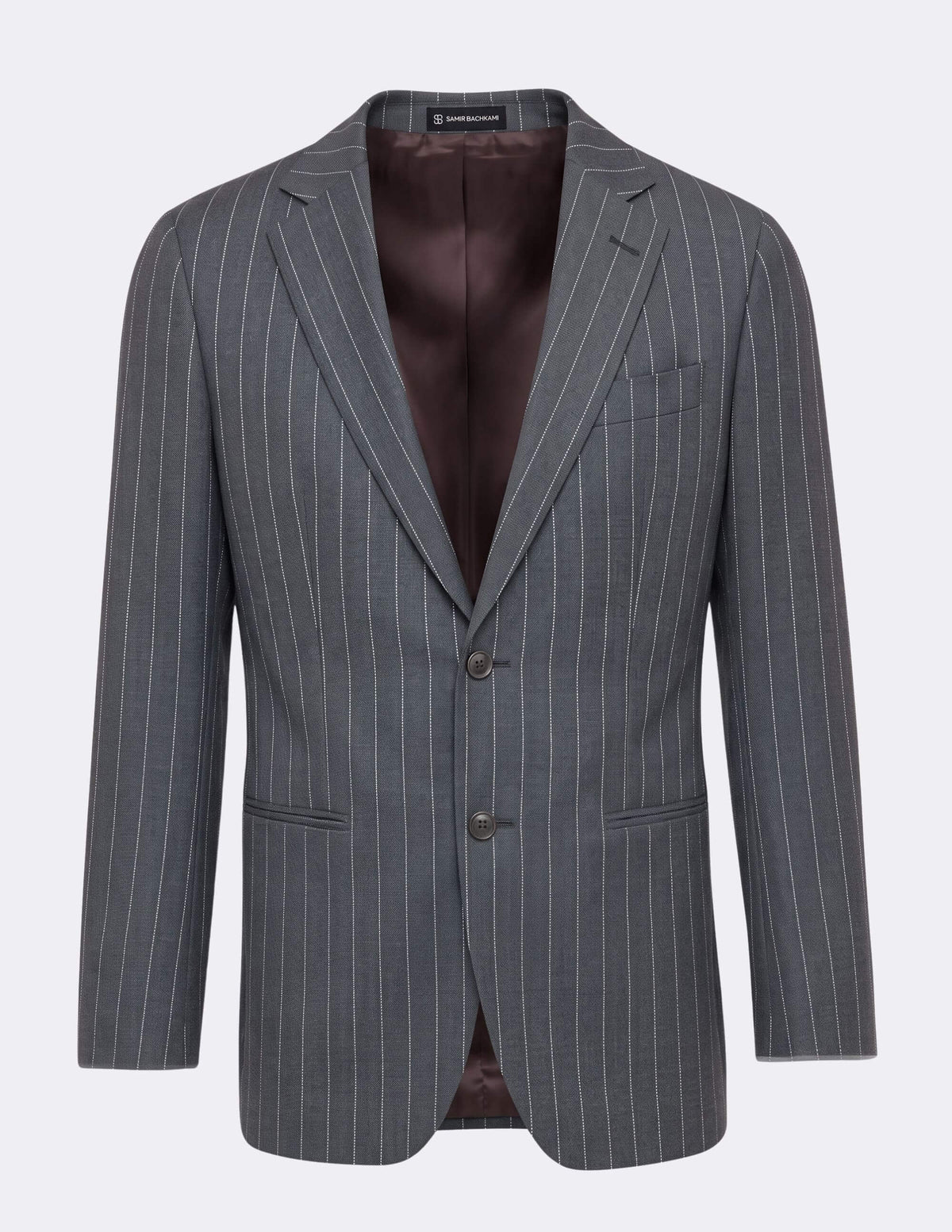 The Italian Charcoal Pinstripe Suit