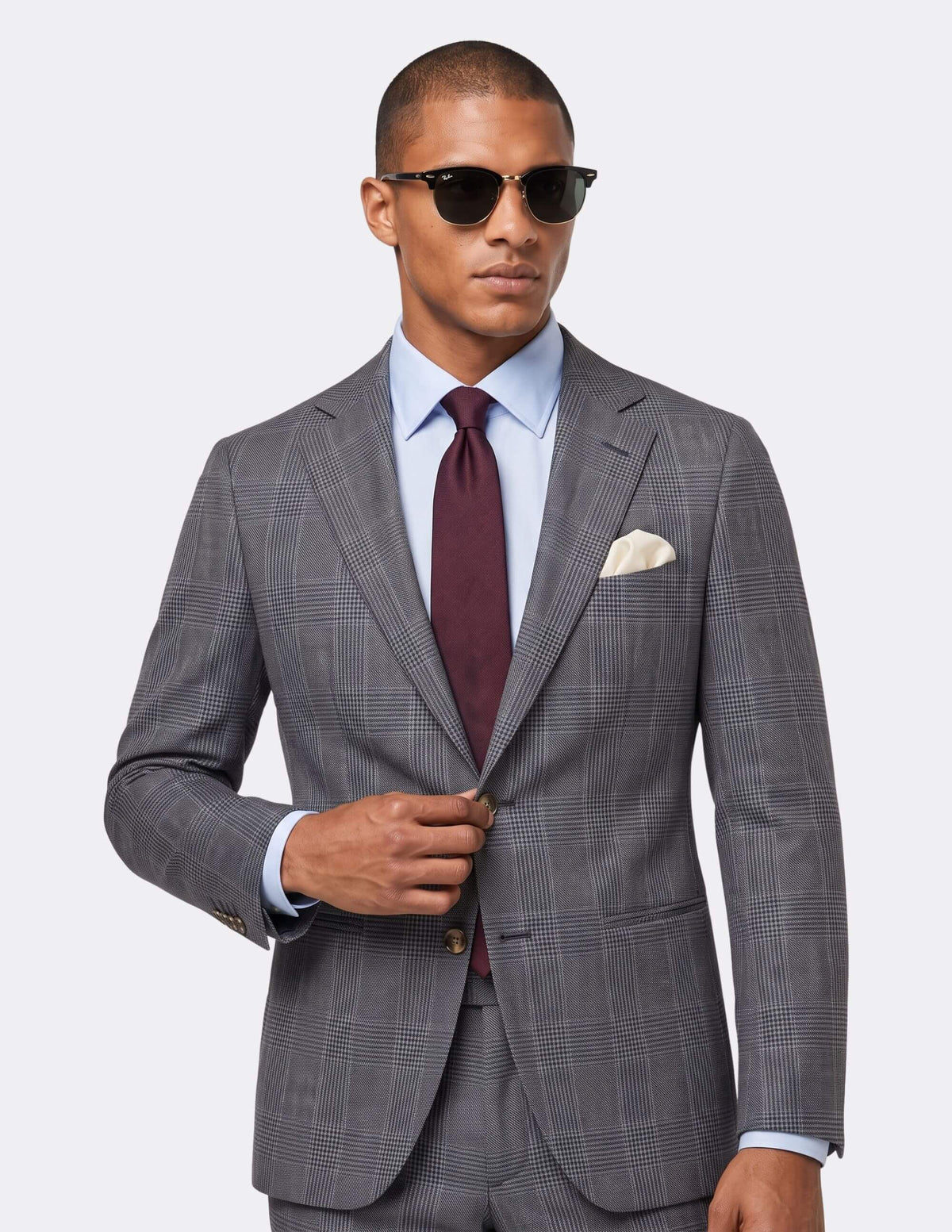 The Savile Grey Check Suit
