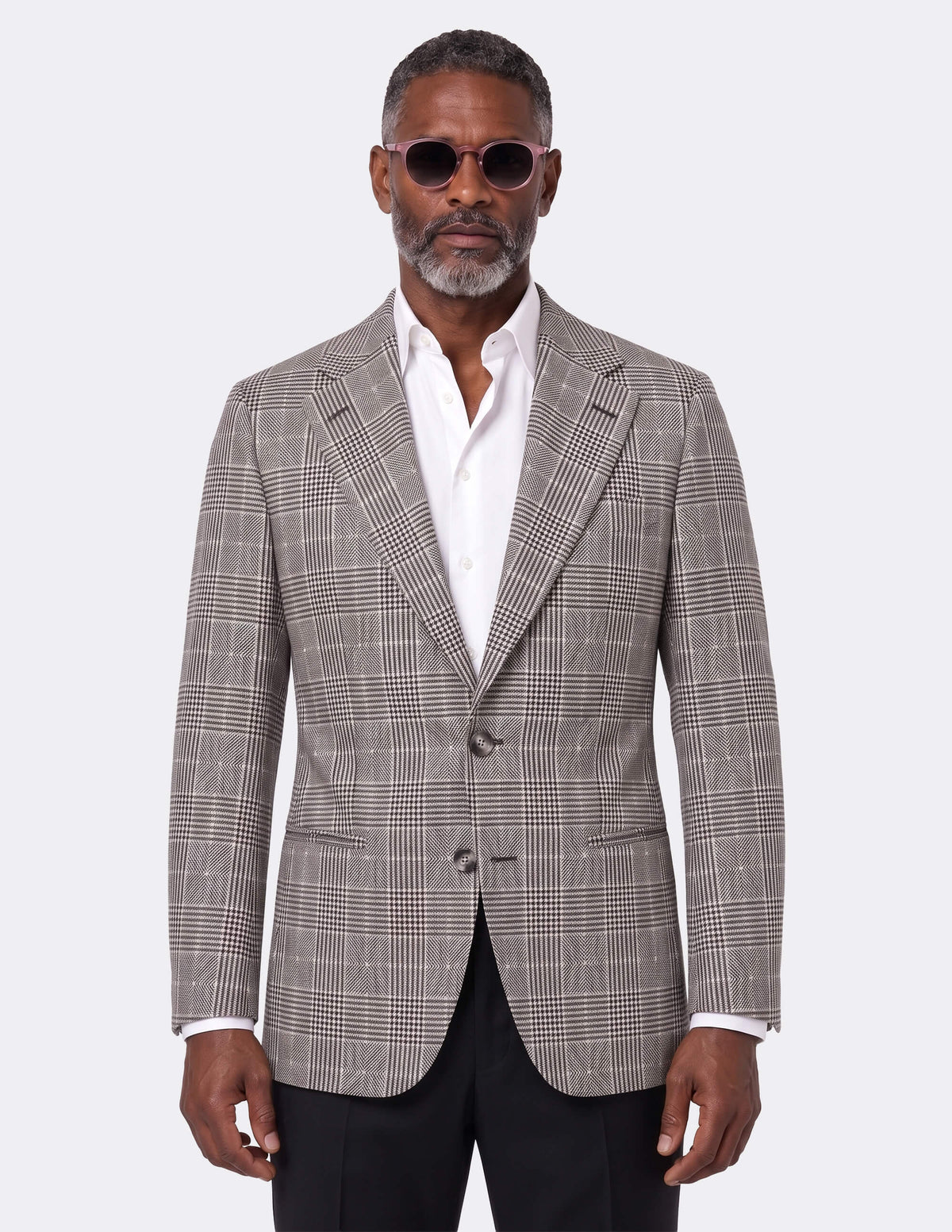 The Dorseno Check Single-Breasted Jacket