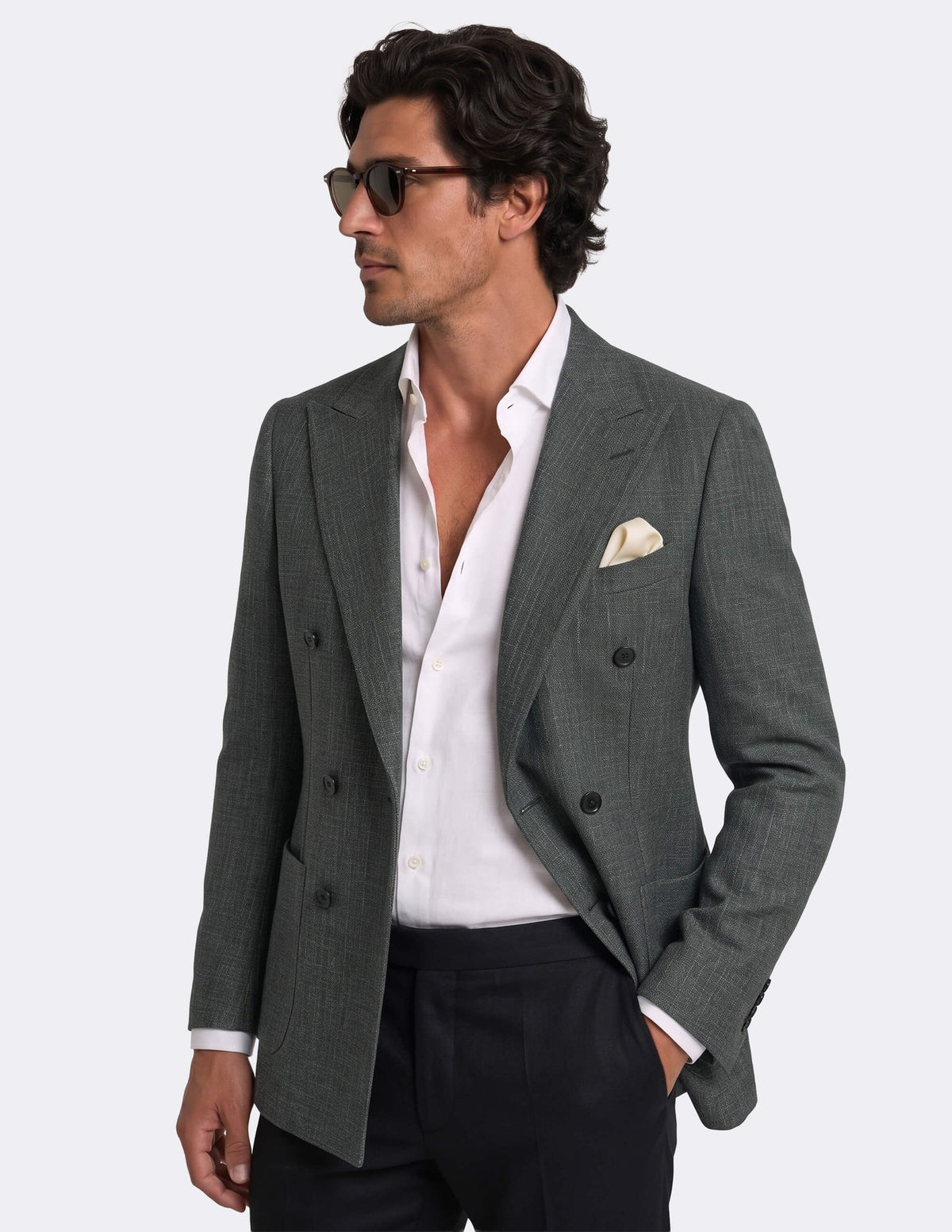 Torino Olive DB Jacket
