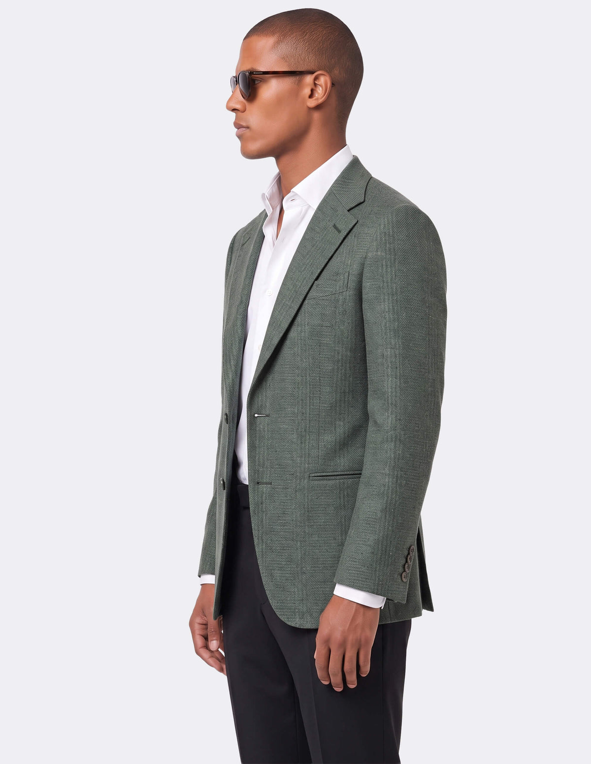 The Selvaro Sage Single-Breasted Jacket
