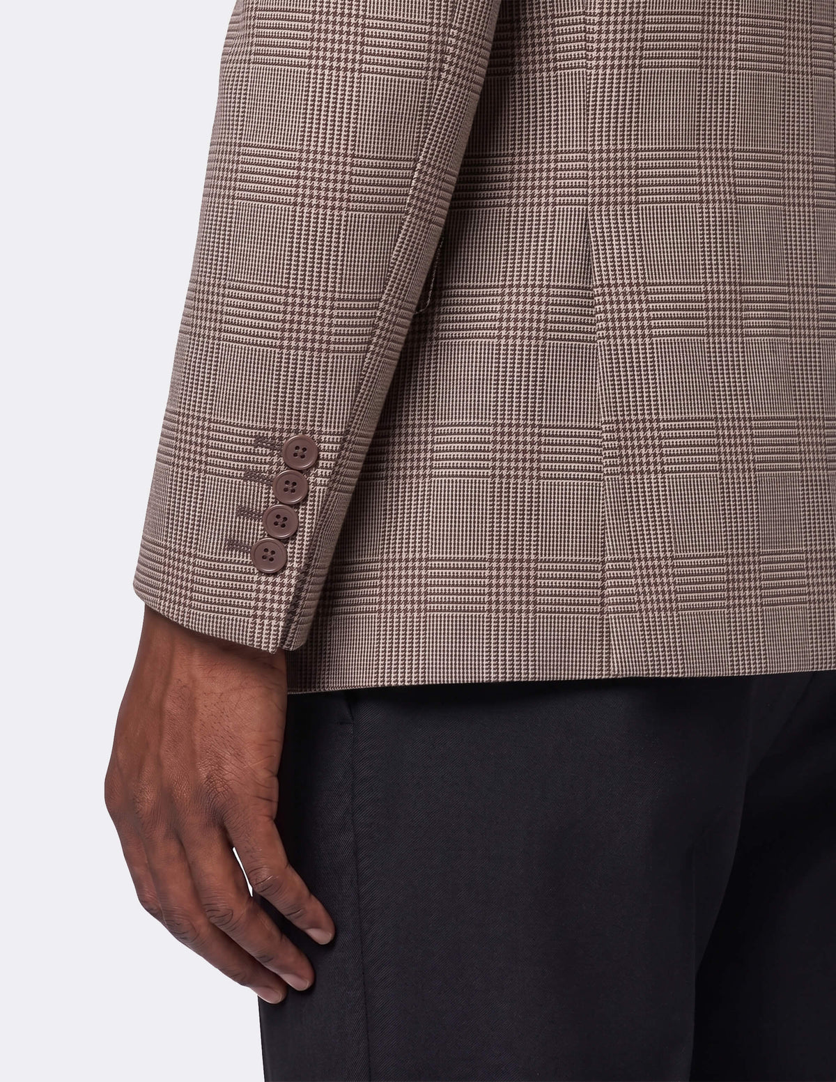The Nocciola Glen Single-Breasted Jacket