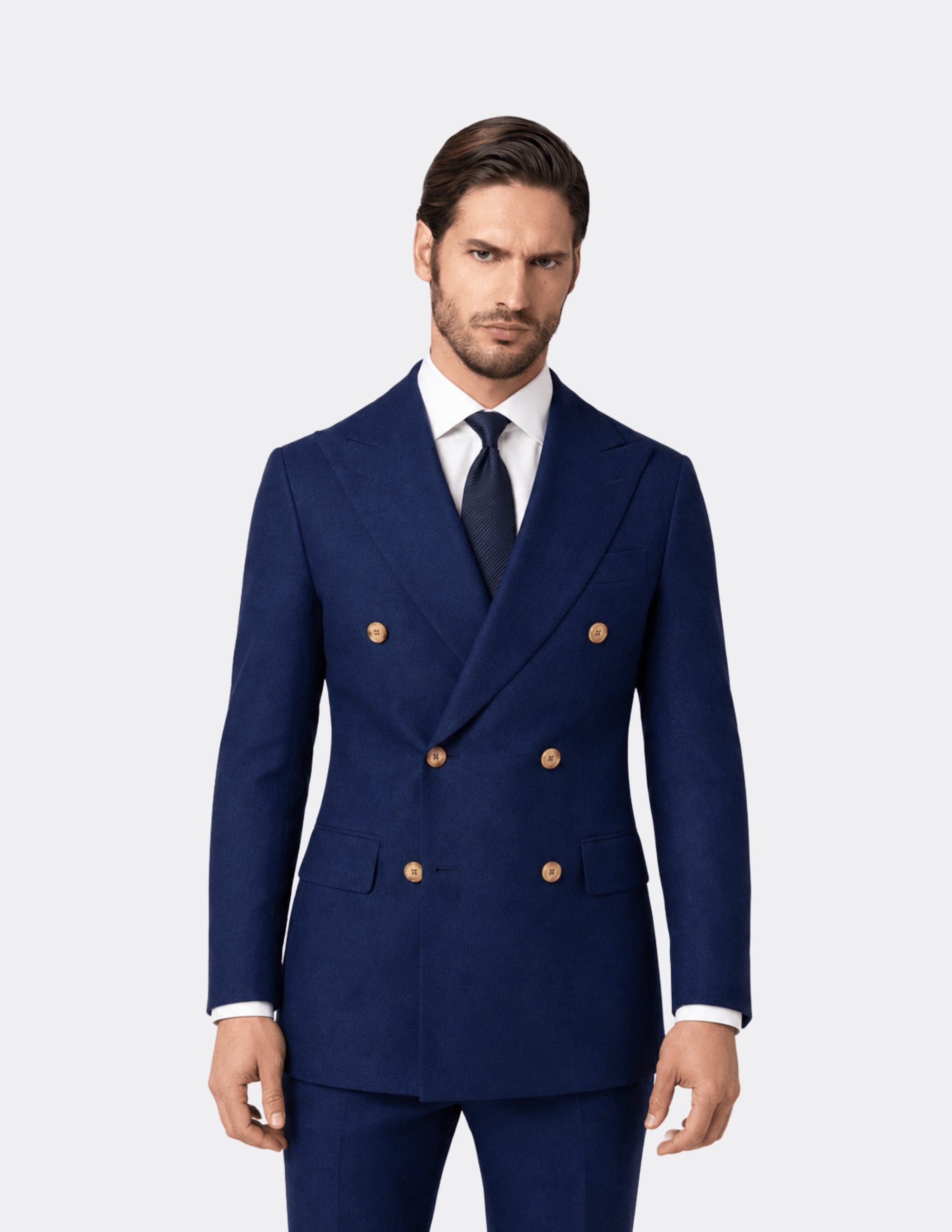 Florence Royal Blue Double-Breasted Suit