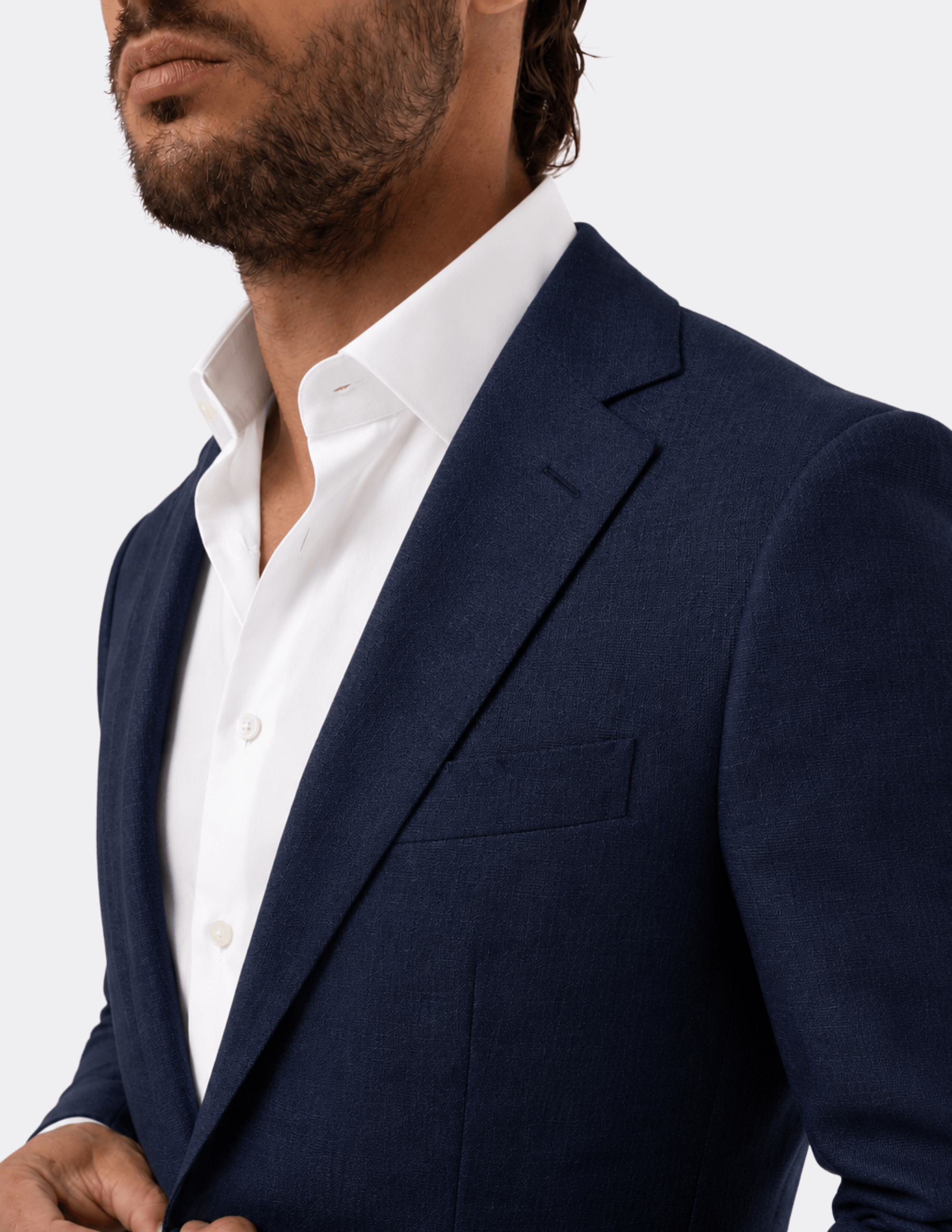 Bleu Minuit Single Breasted Suit
