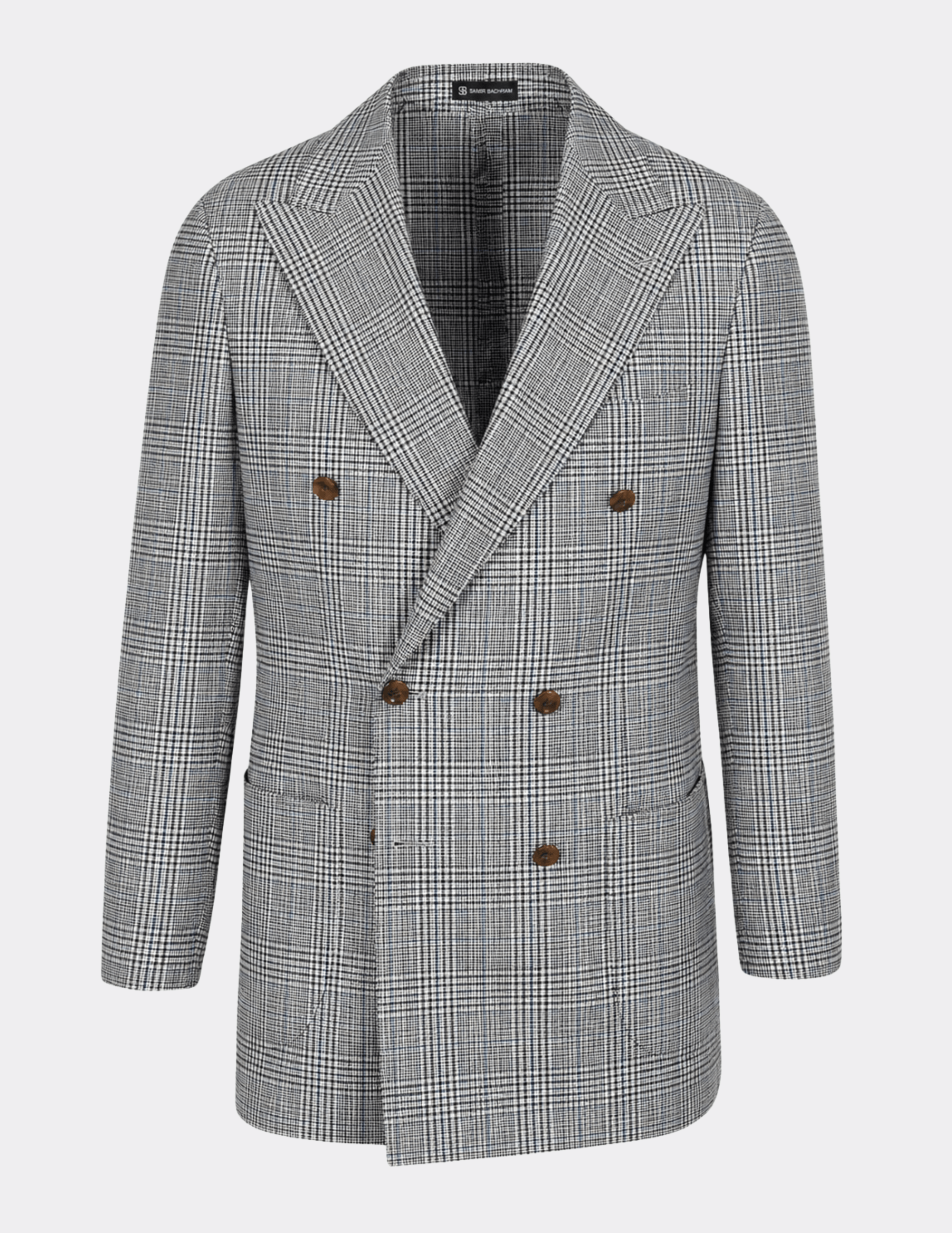 Deauville Check Double Breasted Jacket