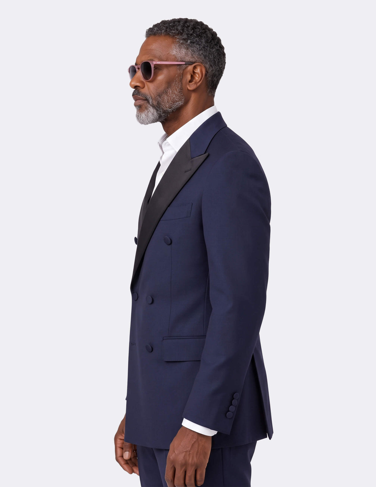 Navy Double Breasted Tuxedo