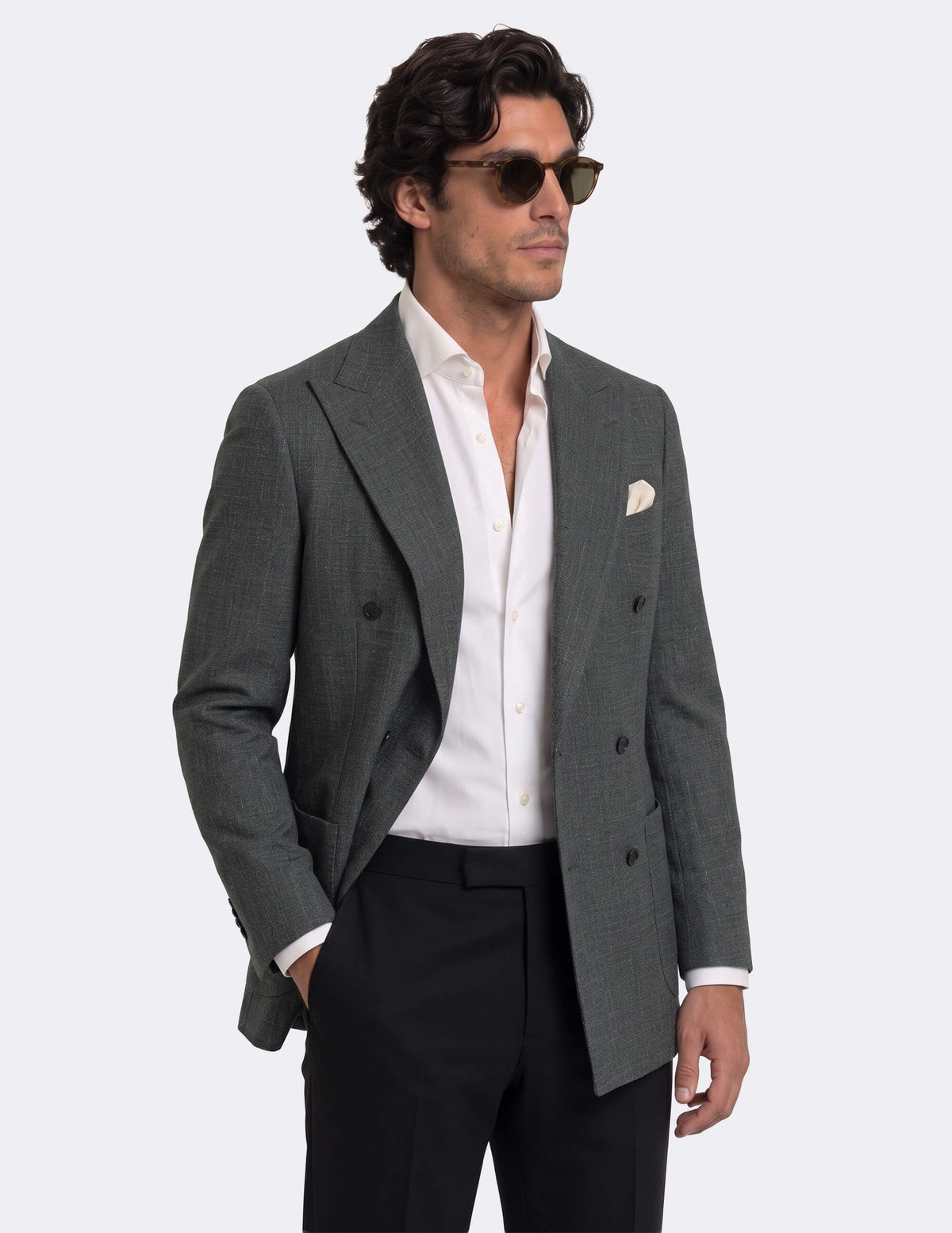 Torino Olive DB Jacket