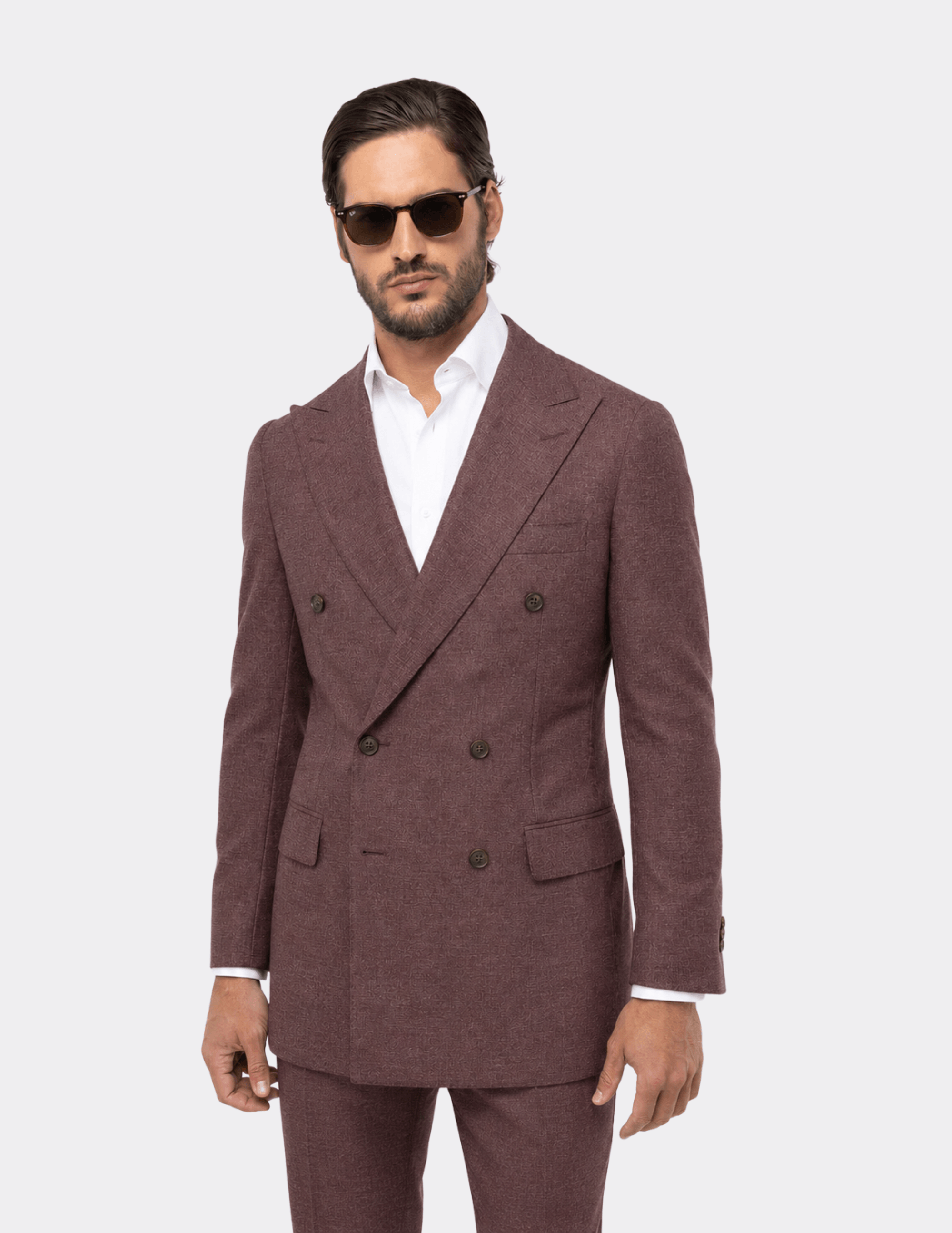 Siena Rose Double-Breasted Suit