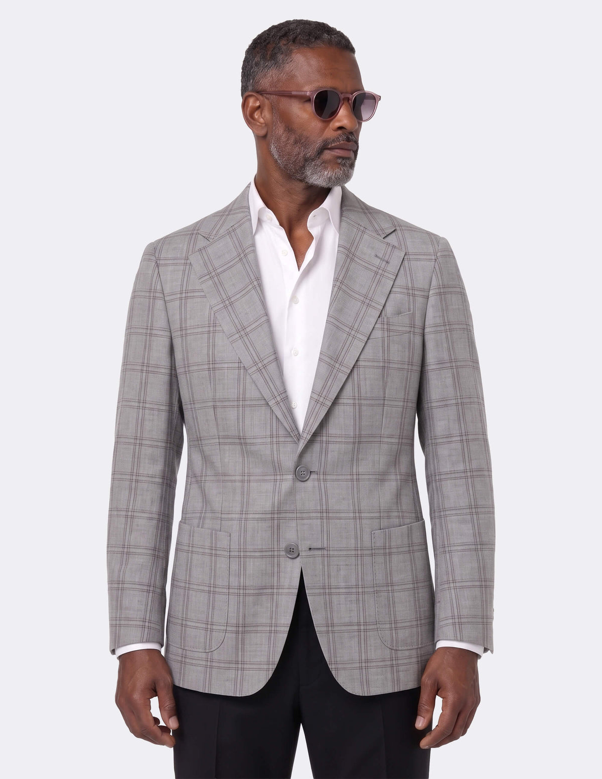 The Arvesso Grey Single-Breasted Jacket