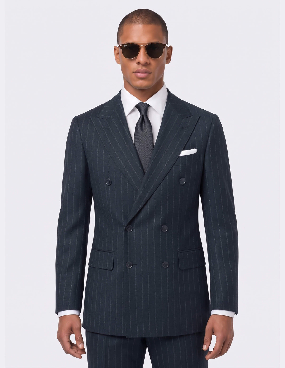 The Modena Pinstripe Double-Breasted Suit