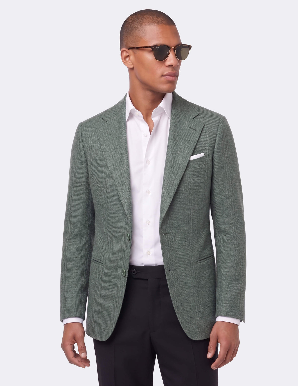 The Selvaro Sage Single-Breasted Jacket