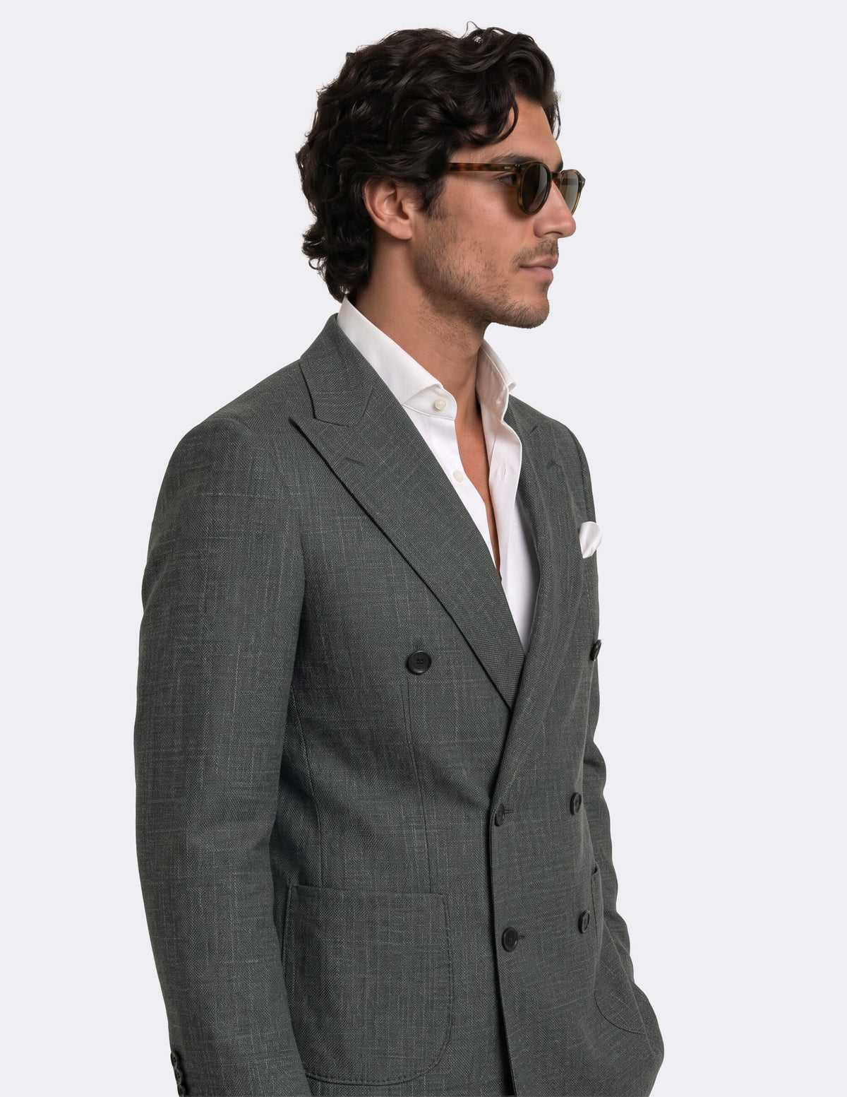 Torino Olive DB Jacket