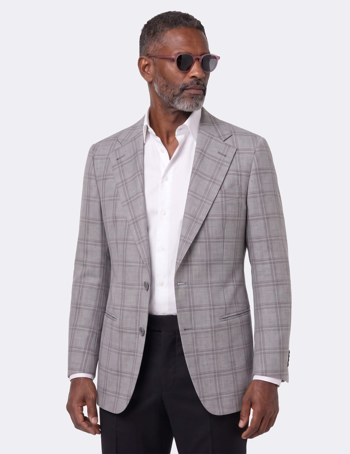 The Arvesso Grey Single-Breasted Jacket