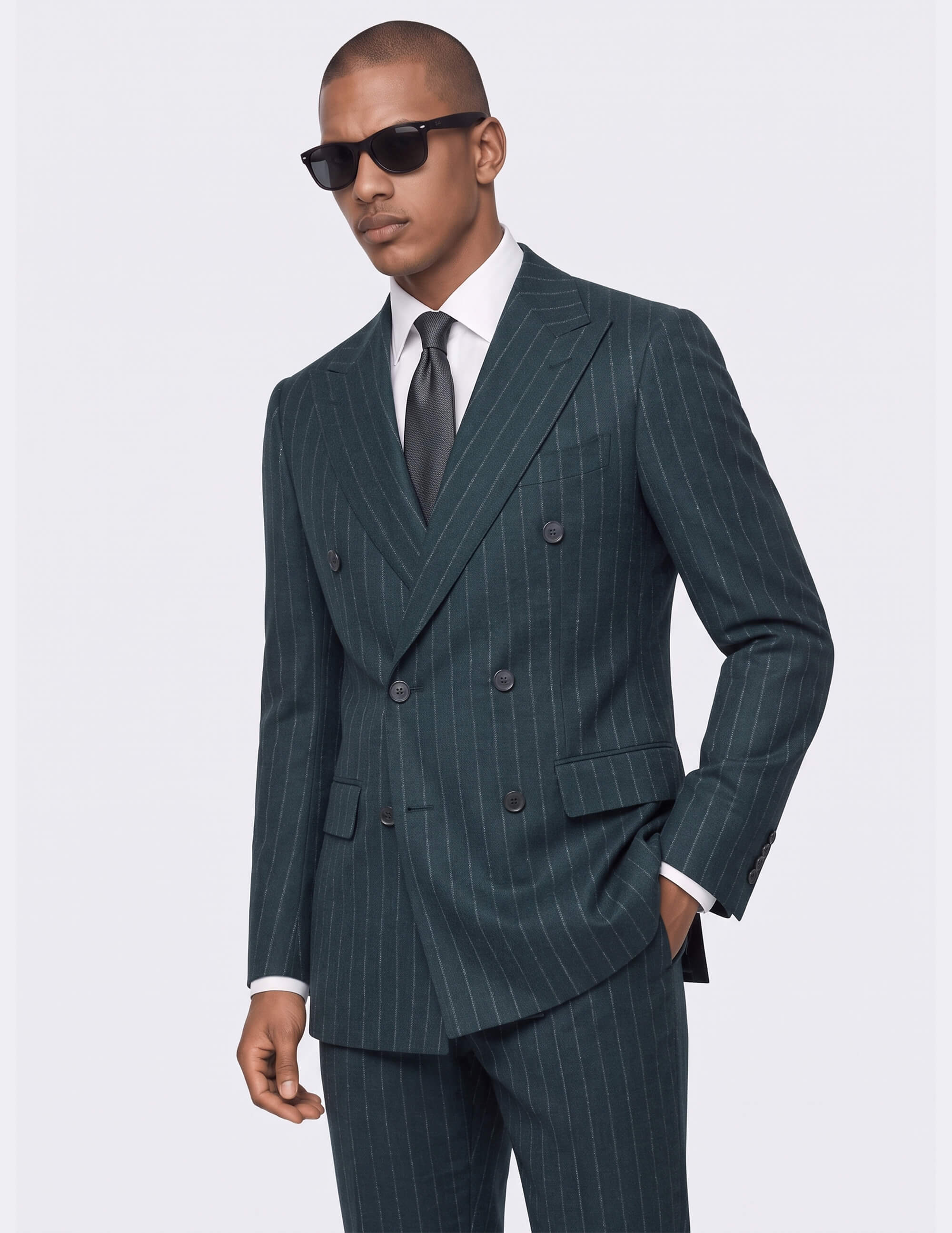 The Modena Pinstripe Double-Breasted Suit