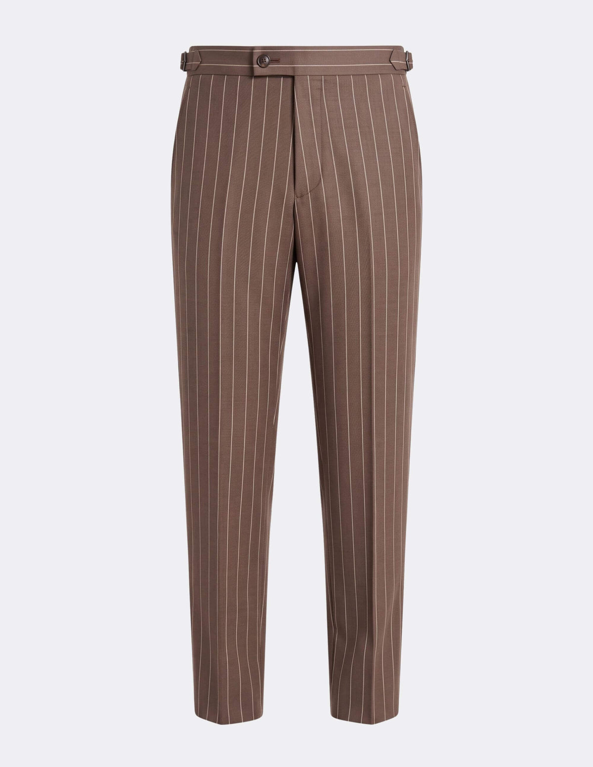 The Roma Cacao Pinstripe Suit