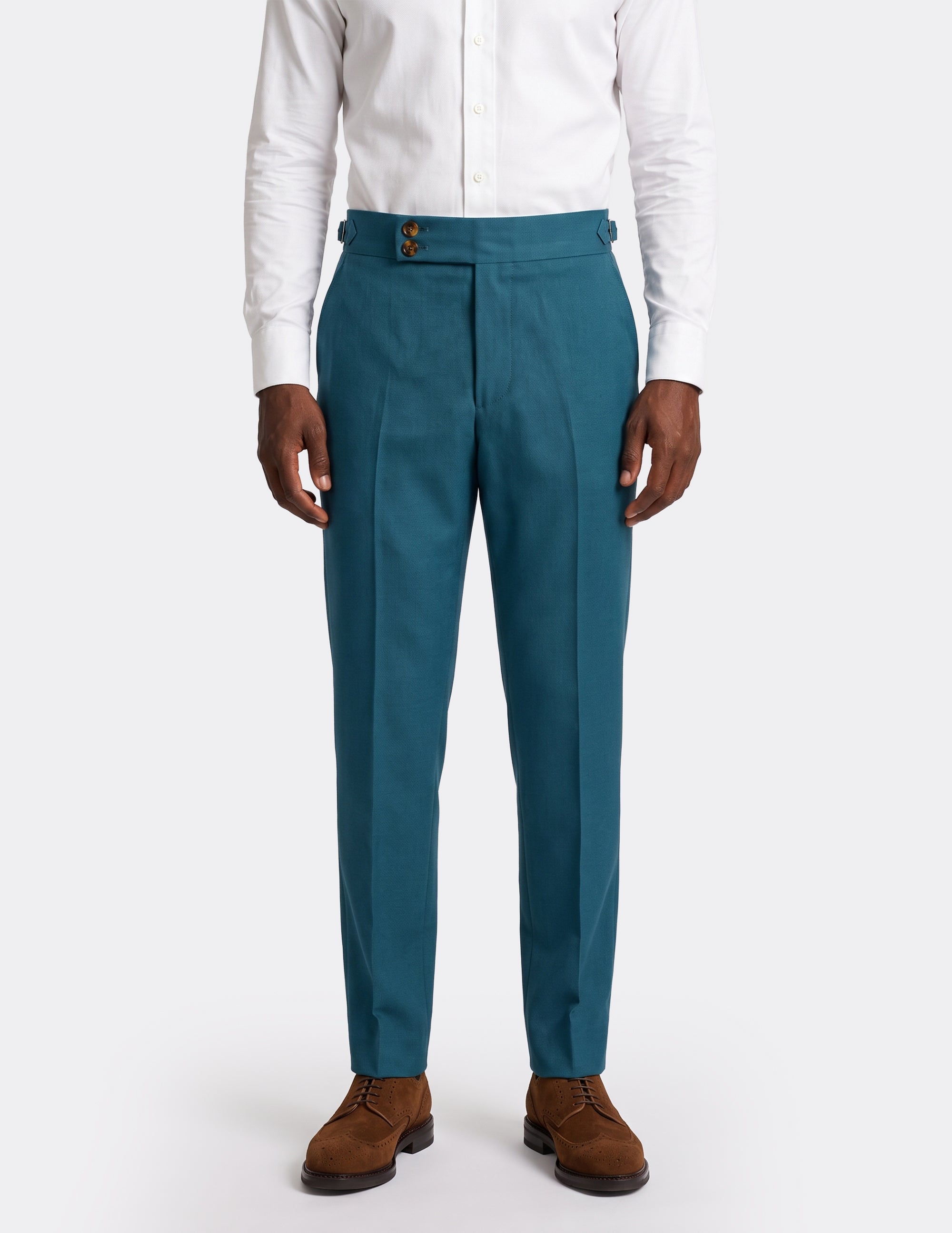 The Cannes Teal DB Trousers