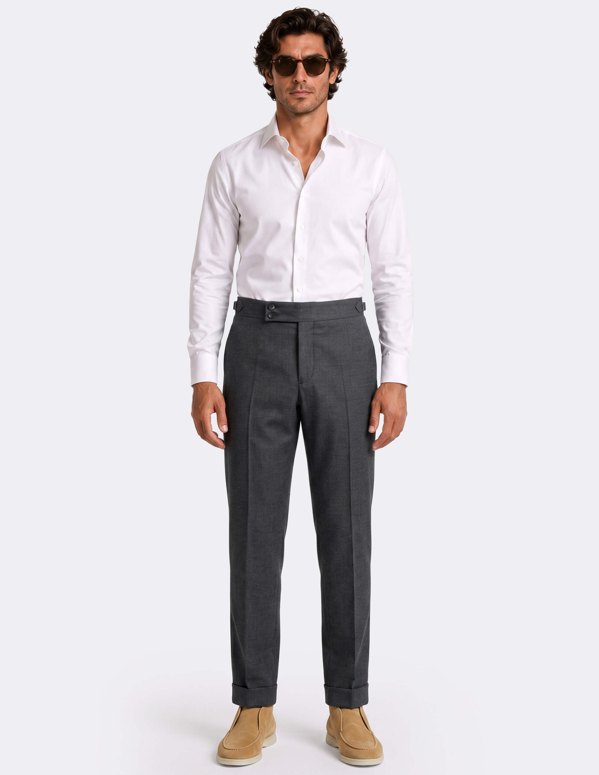 The Torino Charcoal DB Trousers