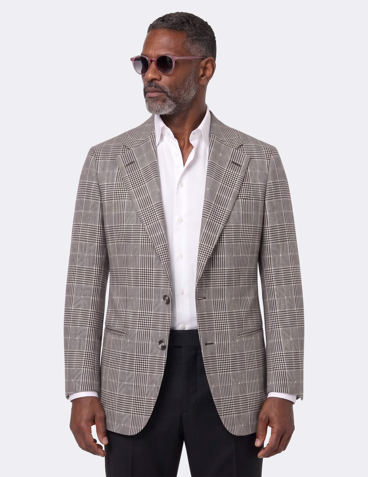 The Dorseno Check Single-Breasted Jacket