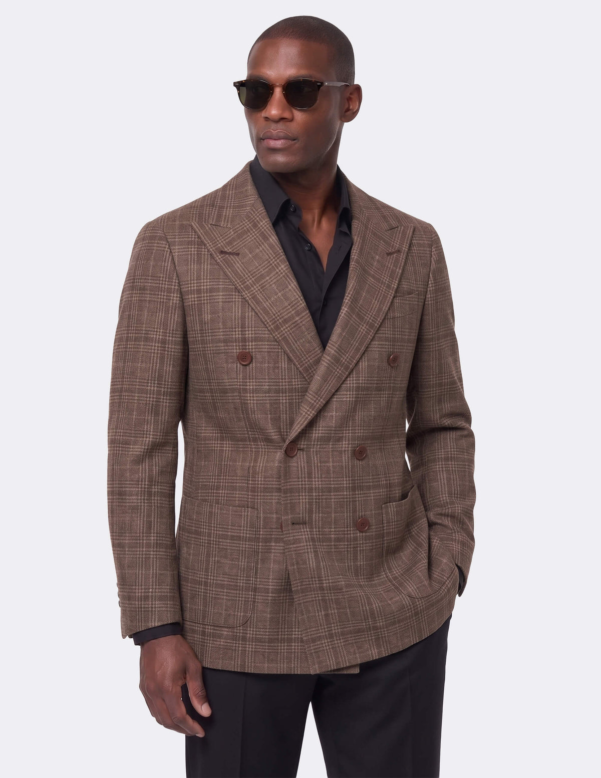The Noce Reticolo Double-Breasted Jacket