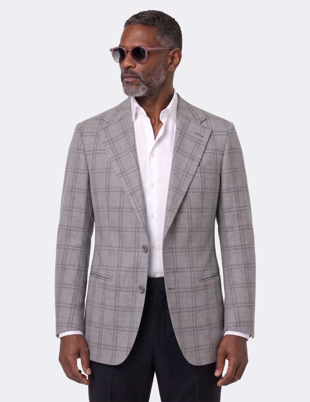 The Arvesso Grey Single-Breasted Jacket