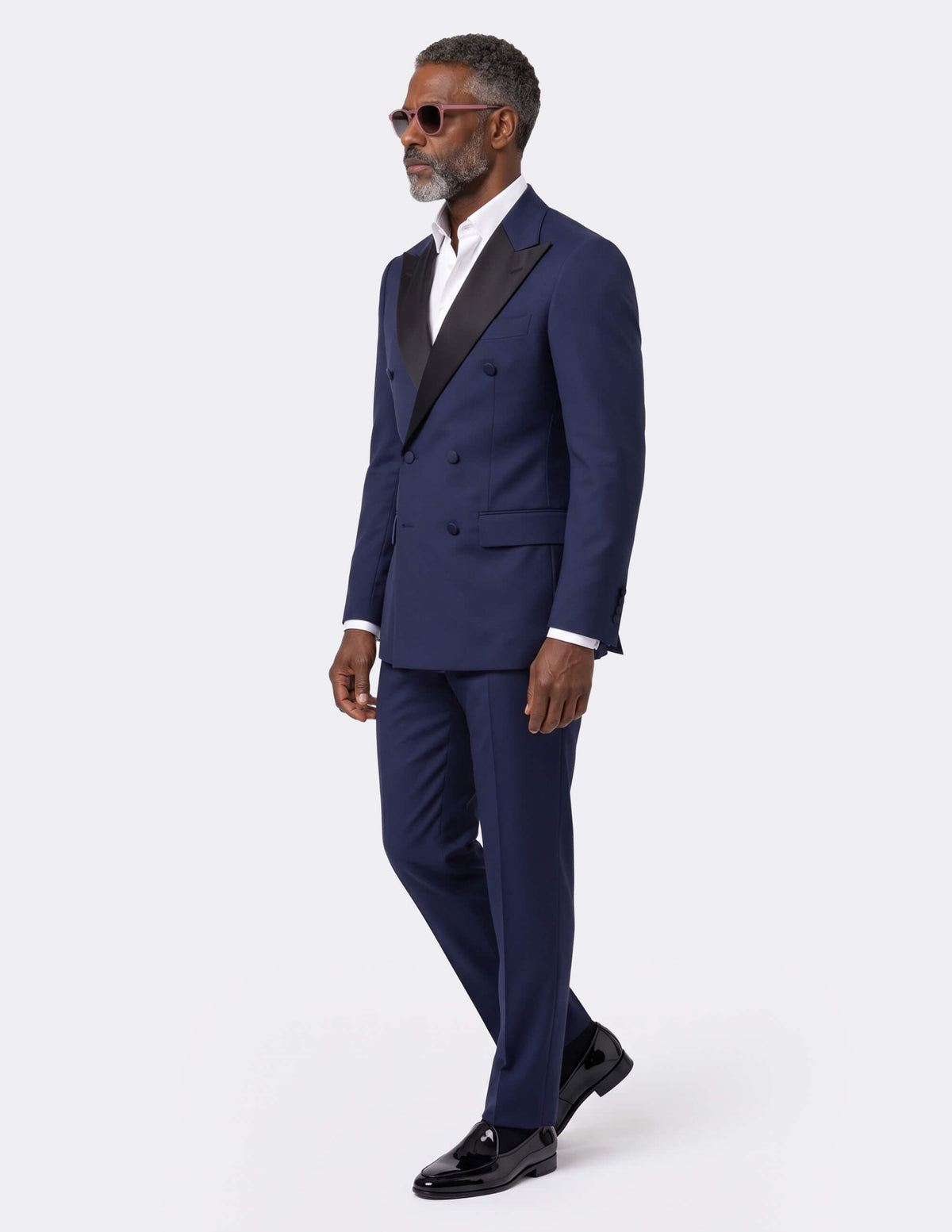 Navy Double Breasted Tuxedo