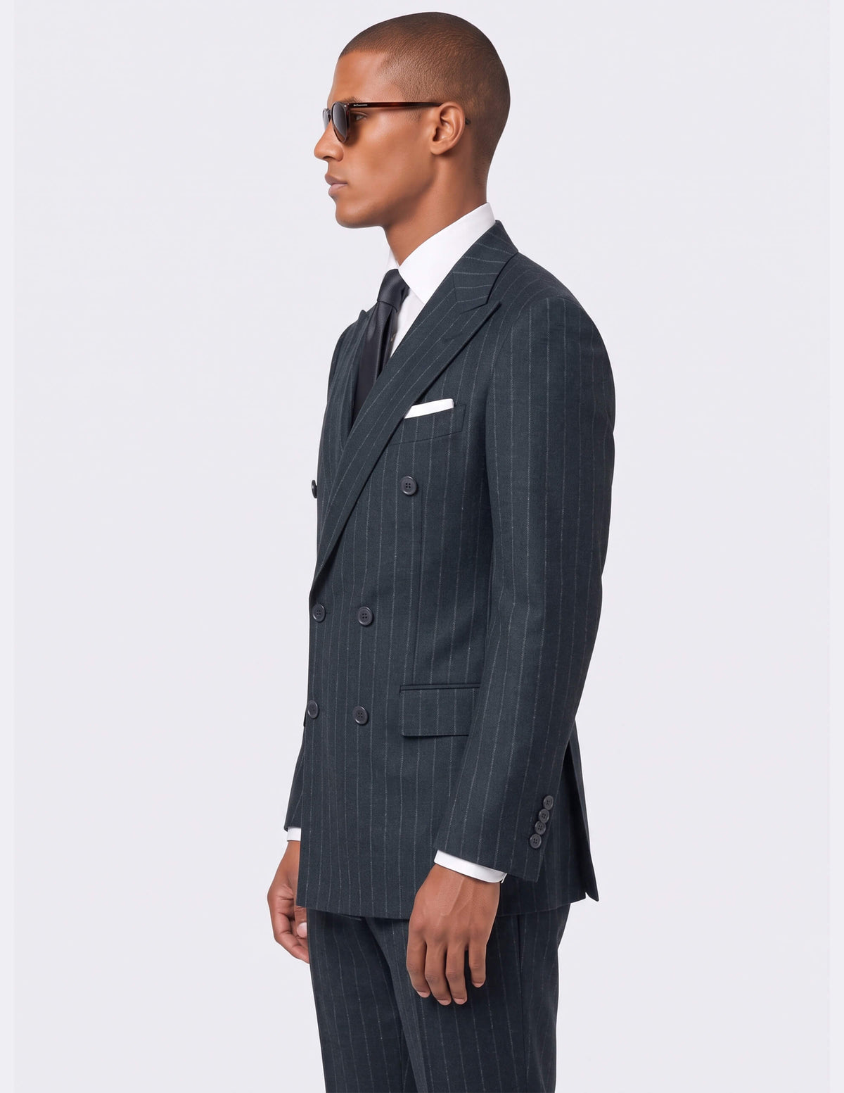 The Modena Pinstripe Double-Breasted Suit