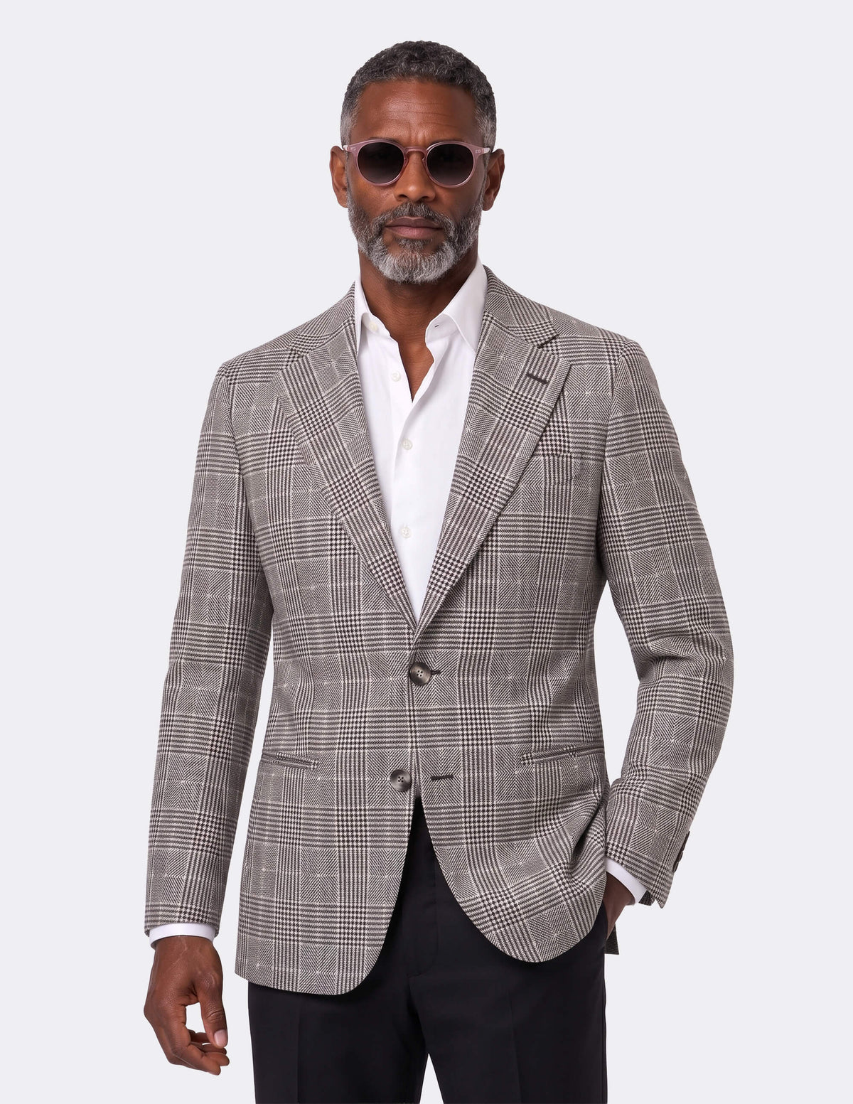 The Dorseno Check Single-Breasted Jacket