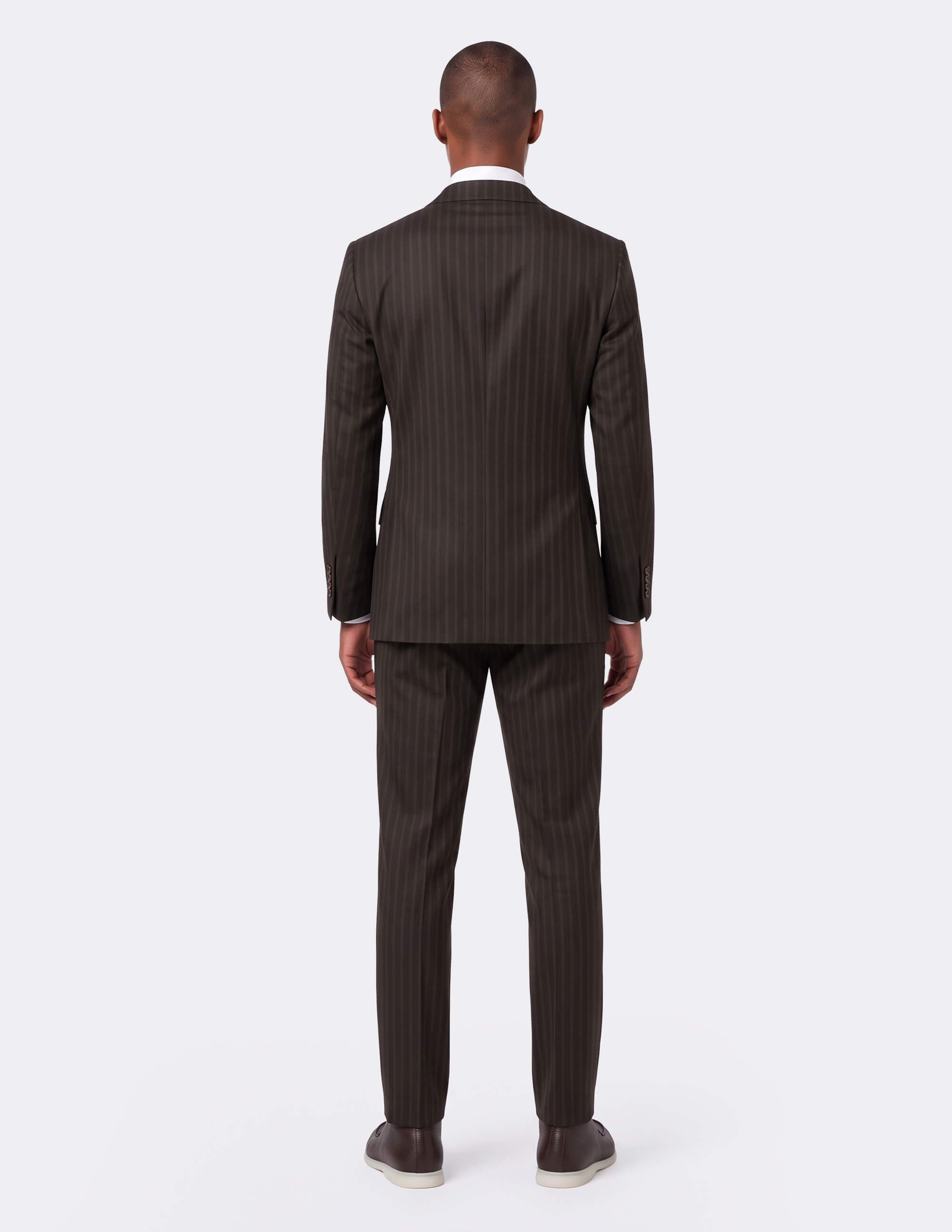 The Firenze Espresso Double-Breasted Suit