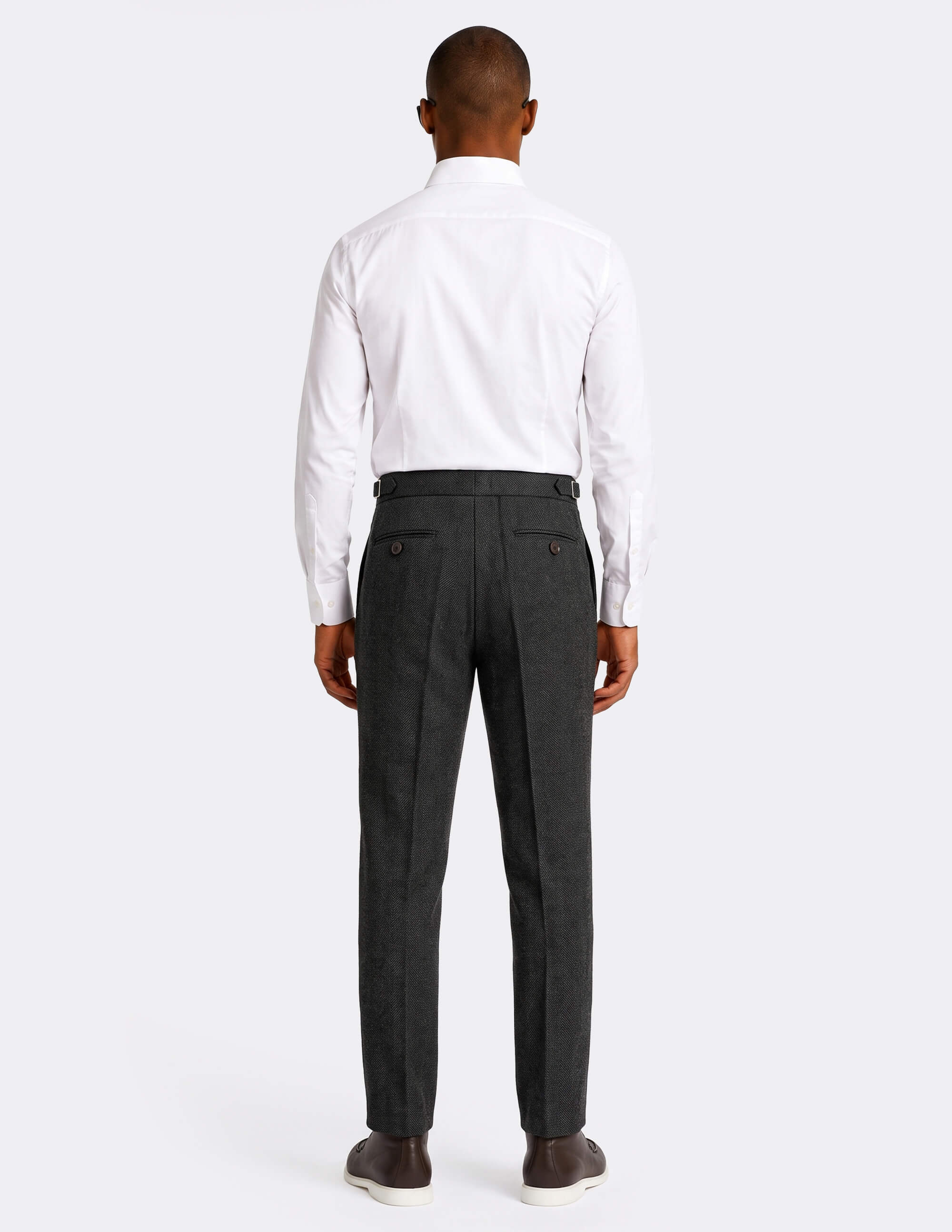 The Novara Herringbone DB Trousers