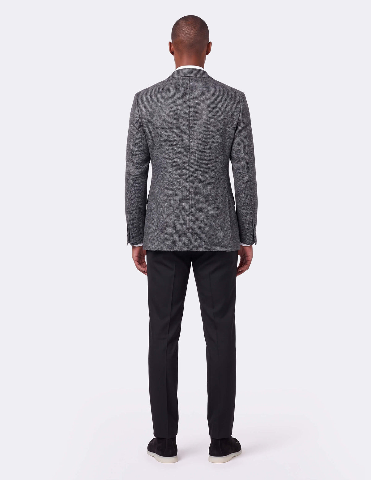 The Torvelli Grey Single-Breasted Jacket