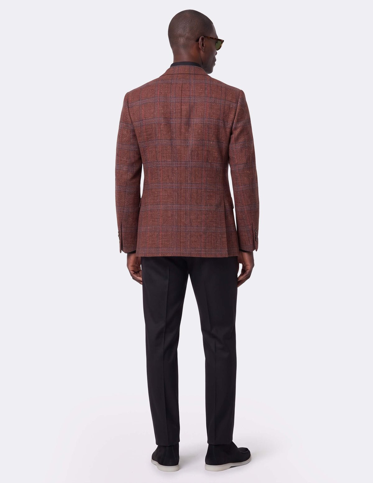 The Ravento Rust Single-Breasted Jacket