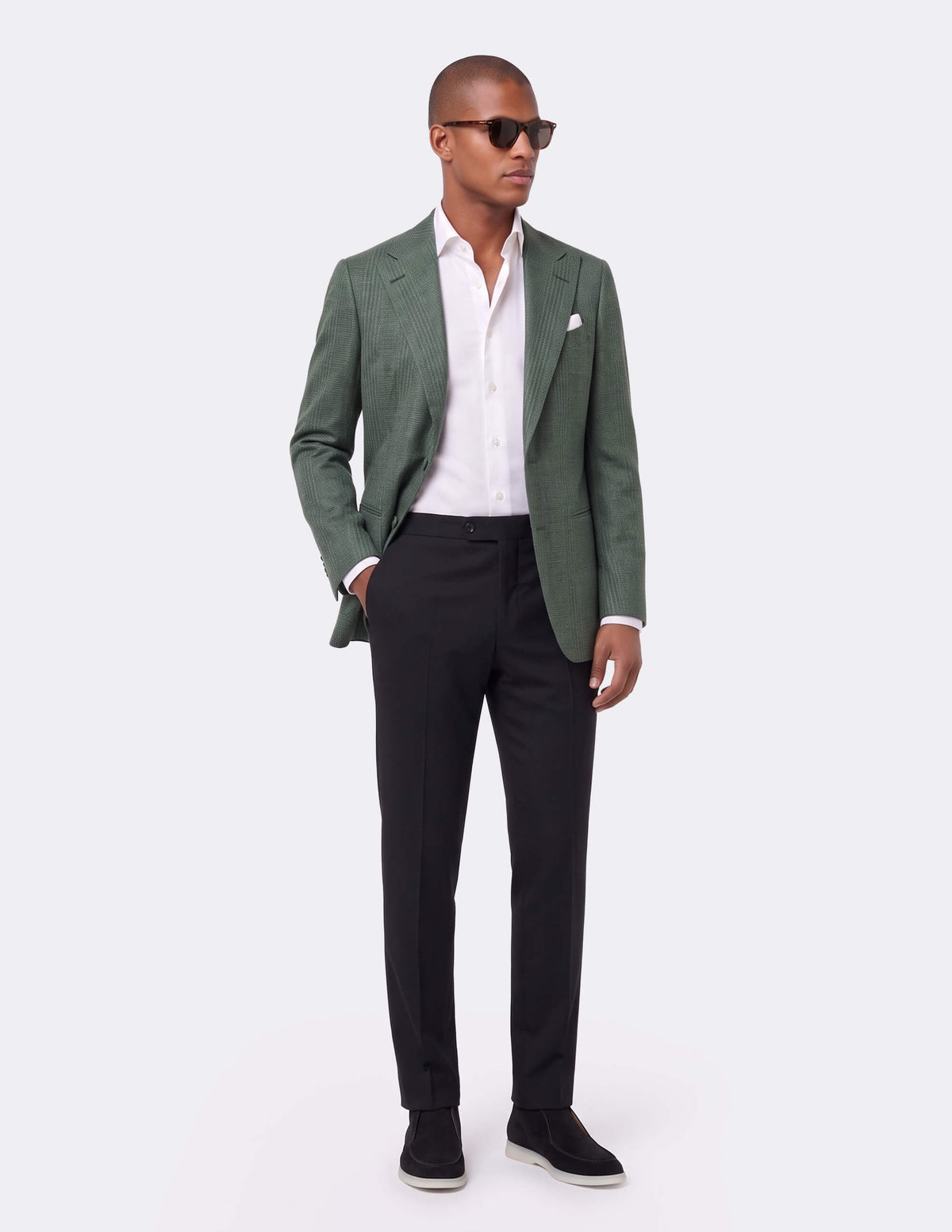 The Selvaro Sage Single-Breasted Jacket