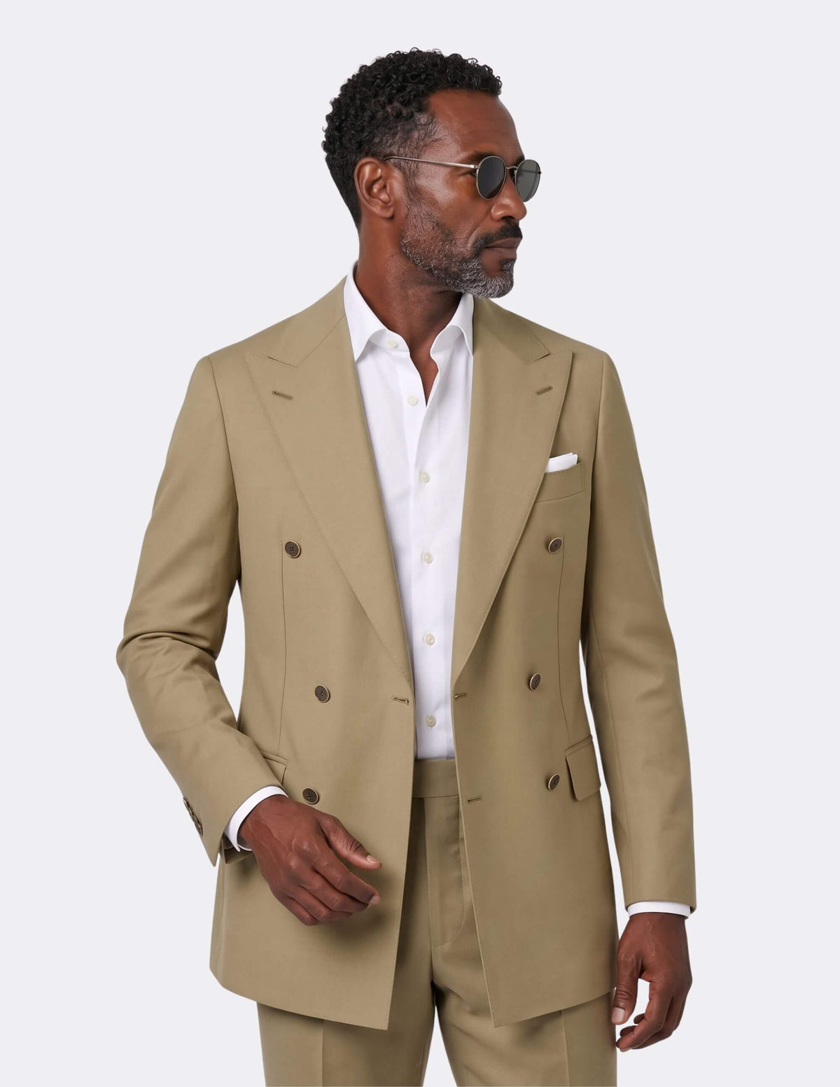 Sahara Sand Double Breasted Suit