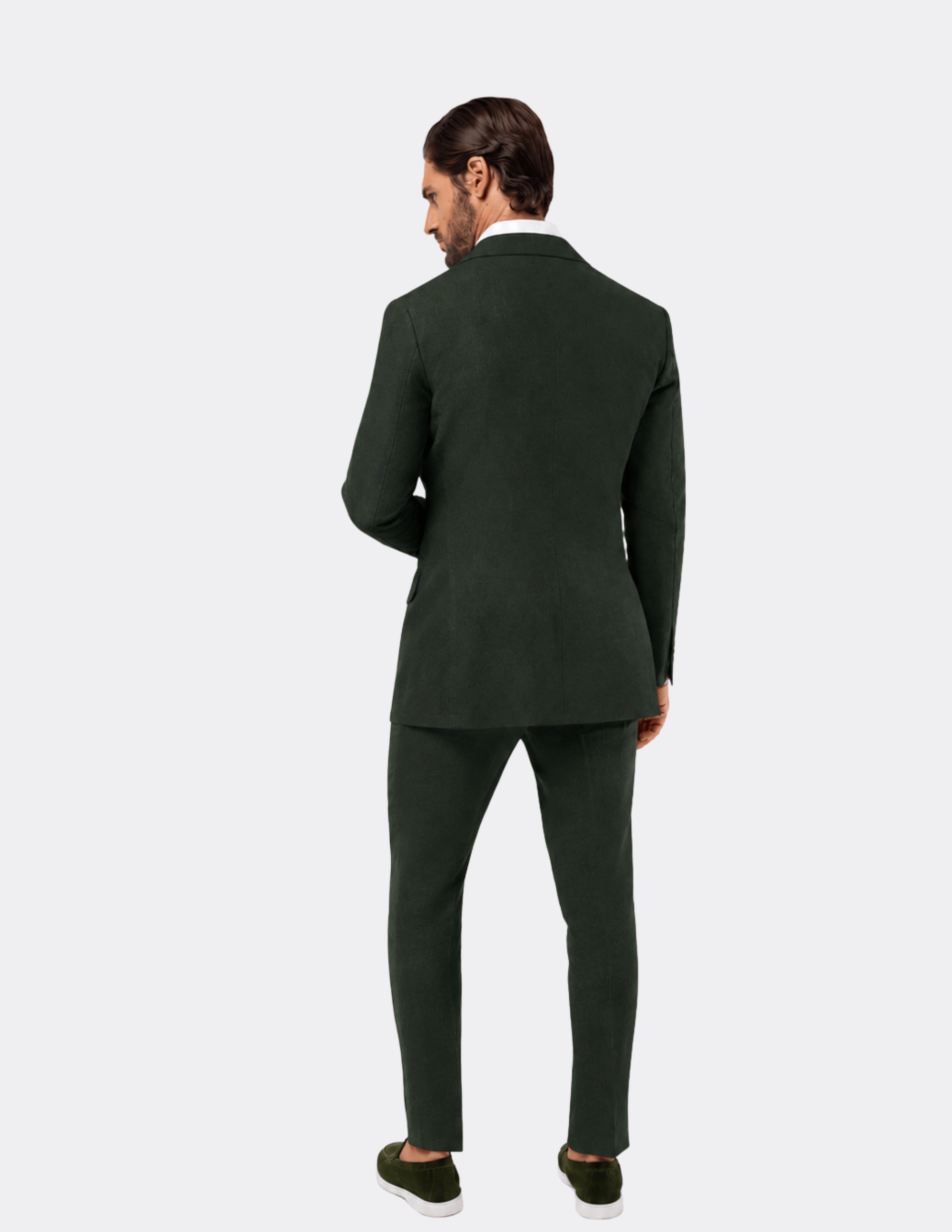 Forest Green Torino Double-Breasted Suit