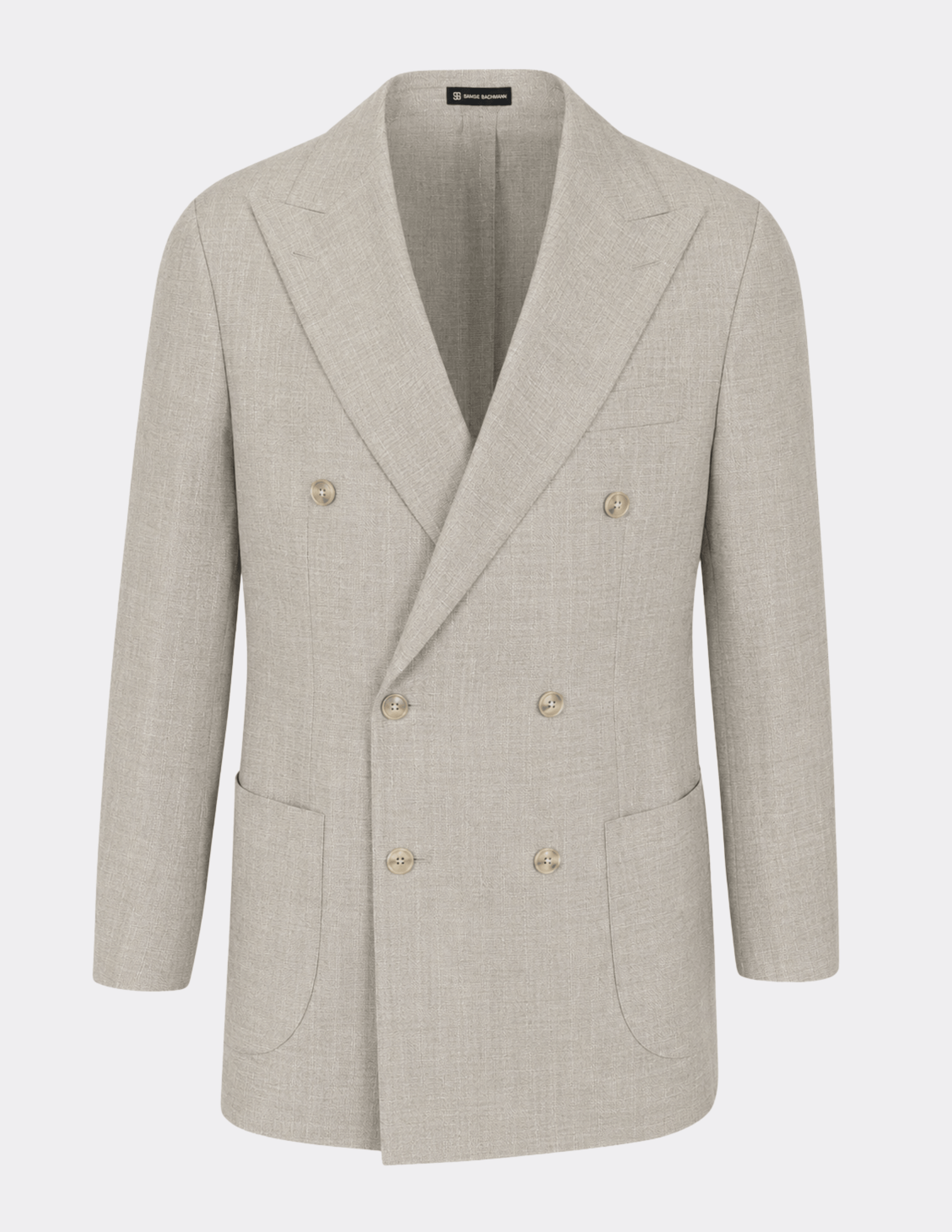 Montclair Beige Double Breasted Jacket