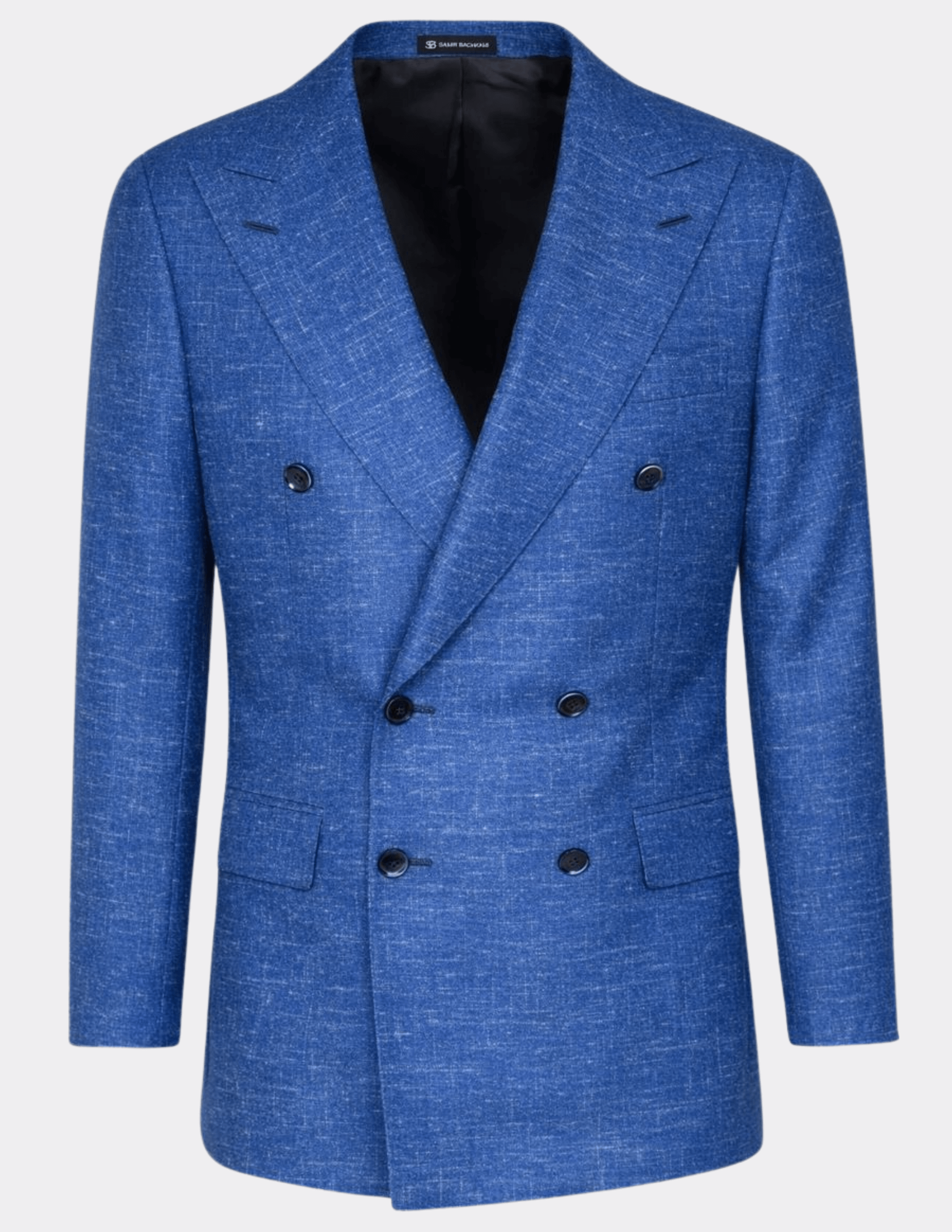 Amalfi Blue Double Breasted Suit - Samir Bachkami