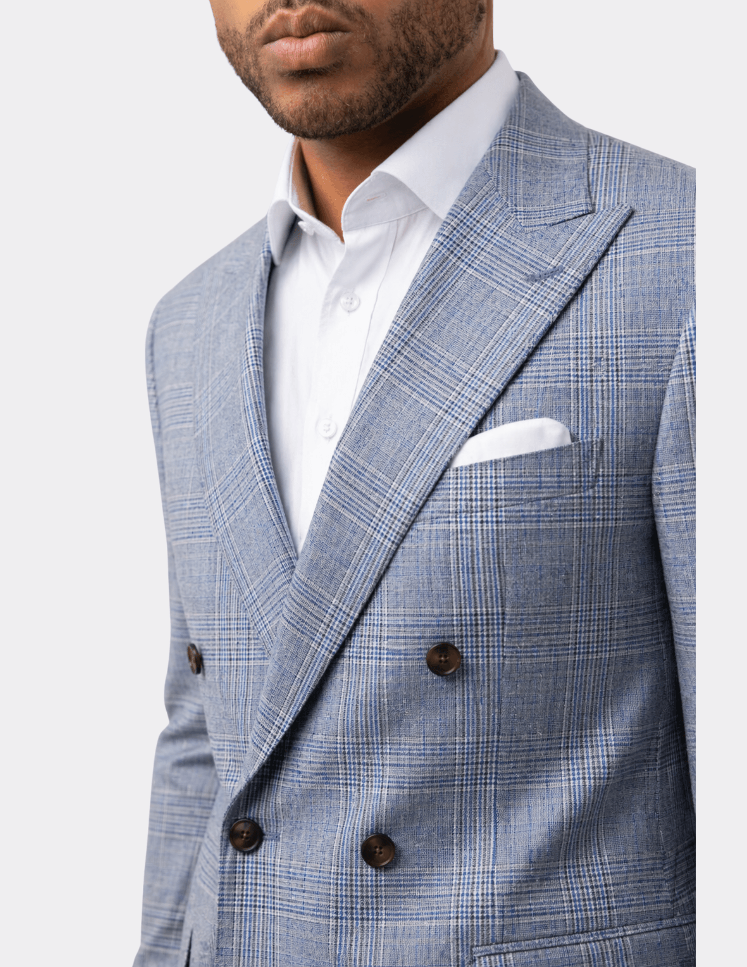 Azzurro Royale Double - Breasted Suit - Samir Bachkami