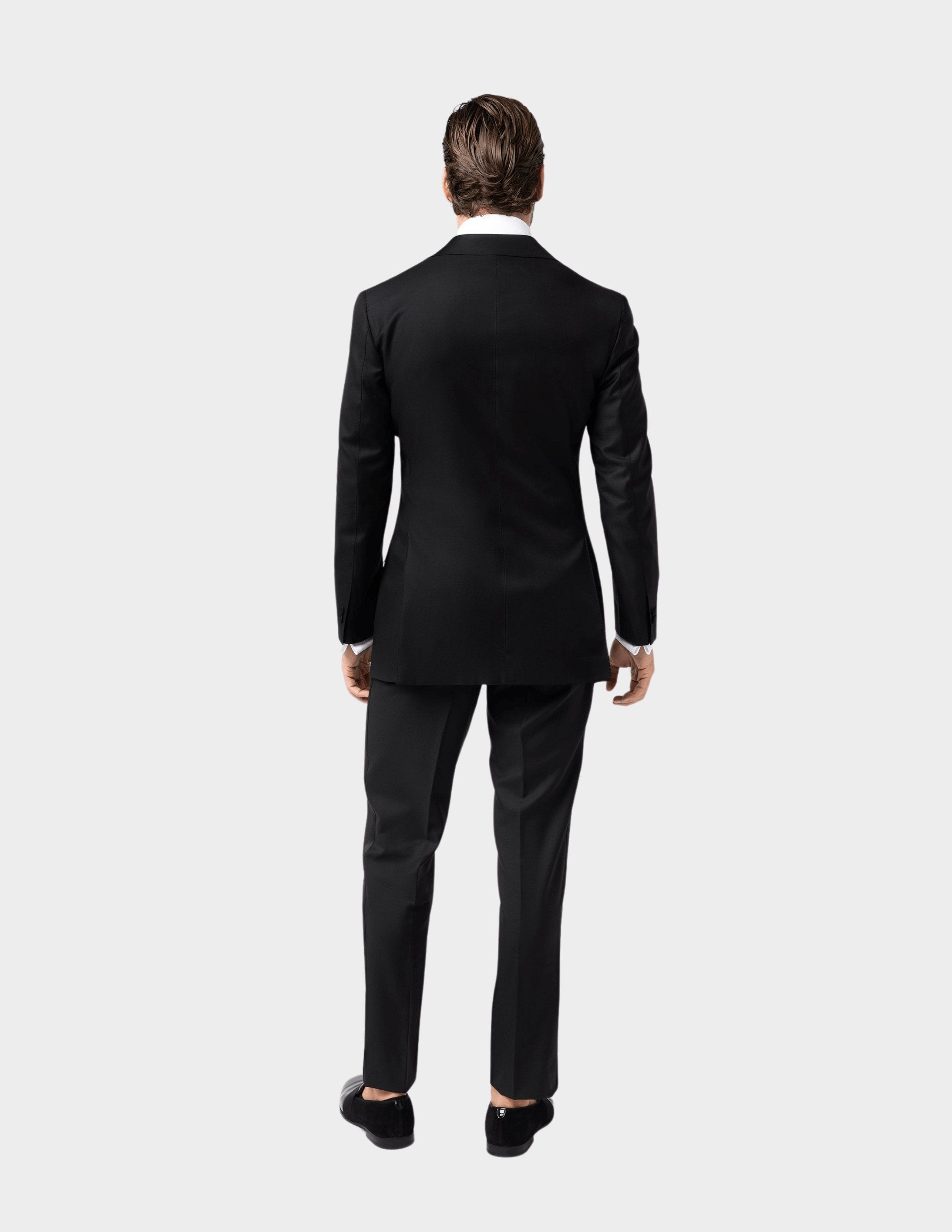 Black Double Breasted Tuxedo - Samir Bachkami
