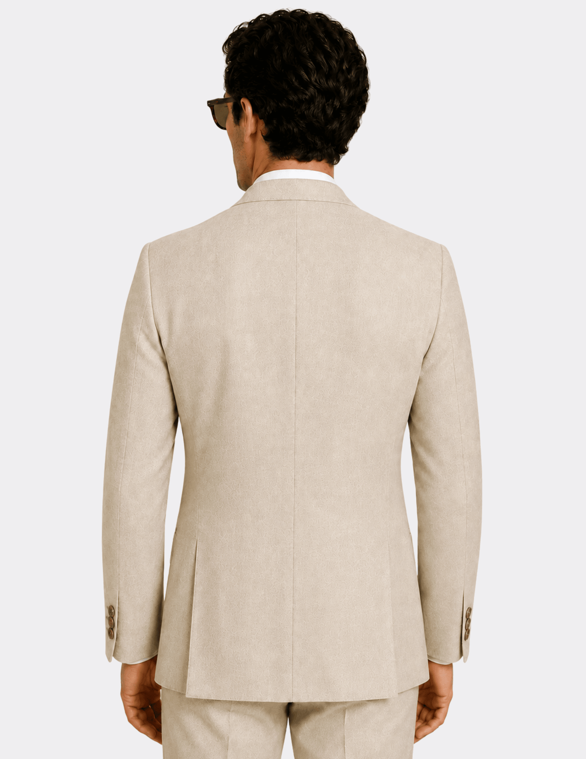 Capri Herringbone Double-Breasted Suit - Samir Bachkami