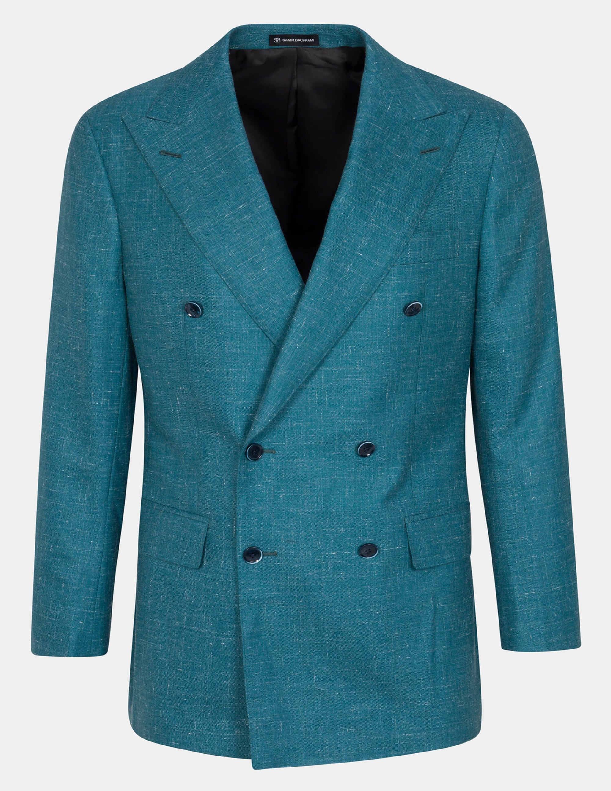 Capri Teal Double Breasted Suit - Samir Bachkami