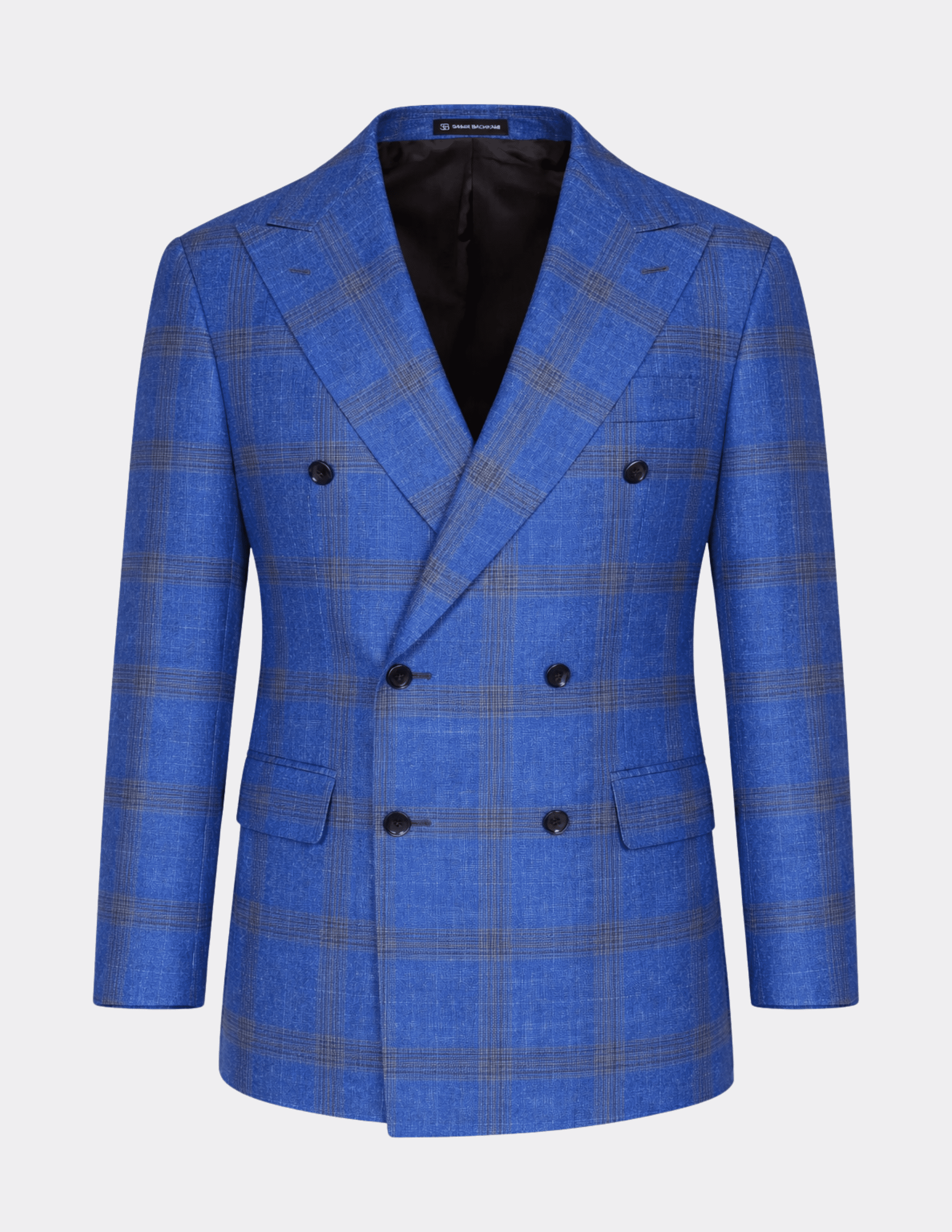 Côte d’Azur Blue Double Breasted Suit - Samir Bachkami